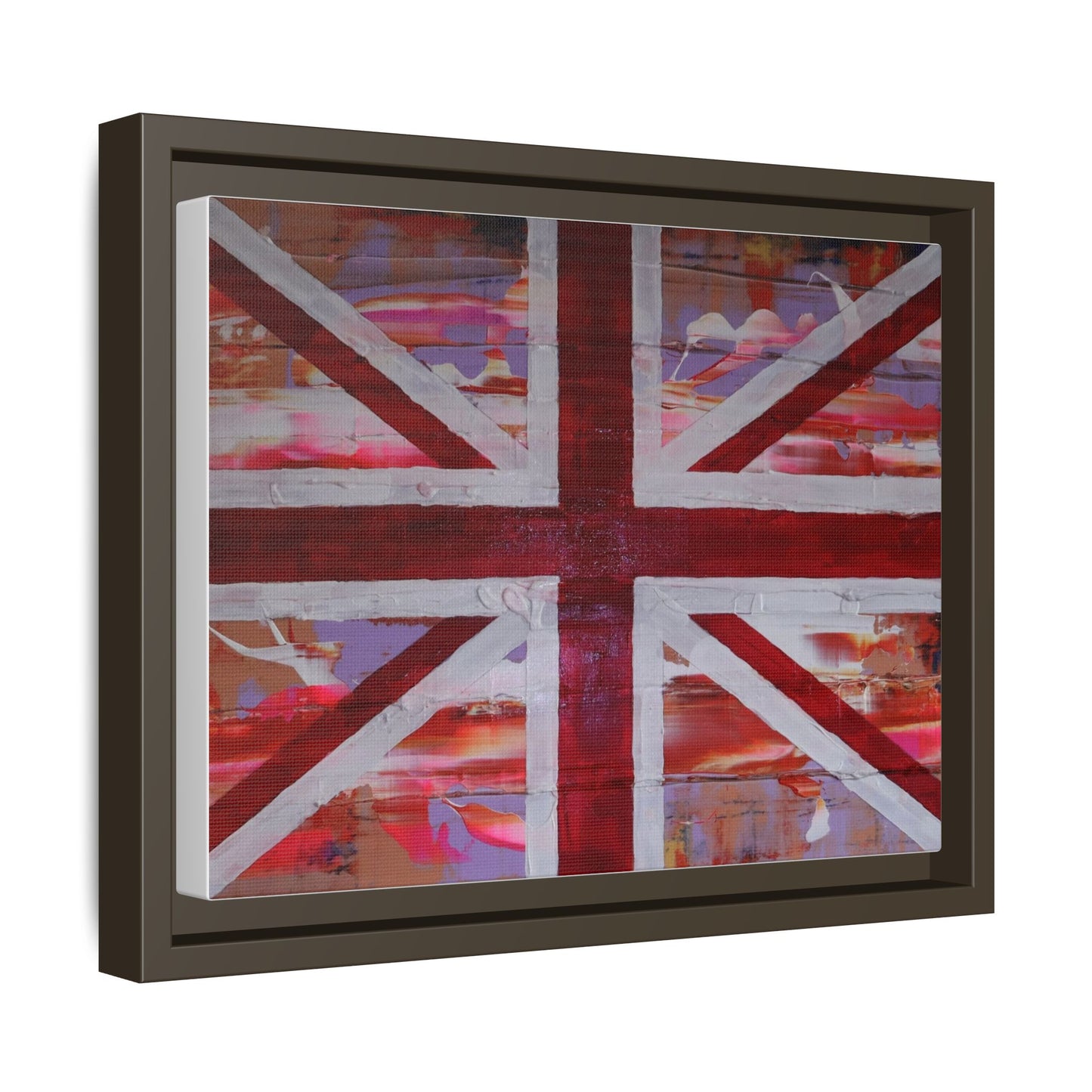 Union Jack is back! by Norman Barrett Framed Matte Canvas Print Wall Art