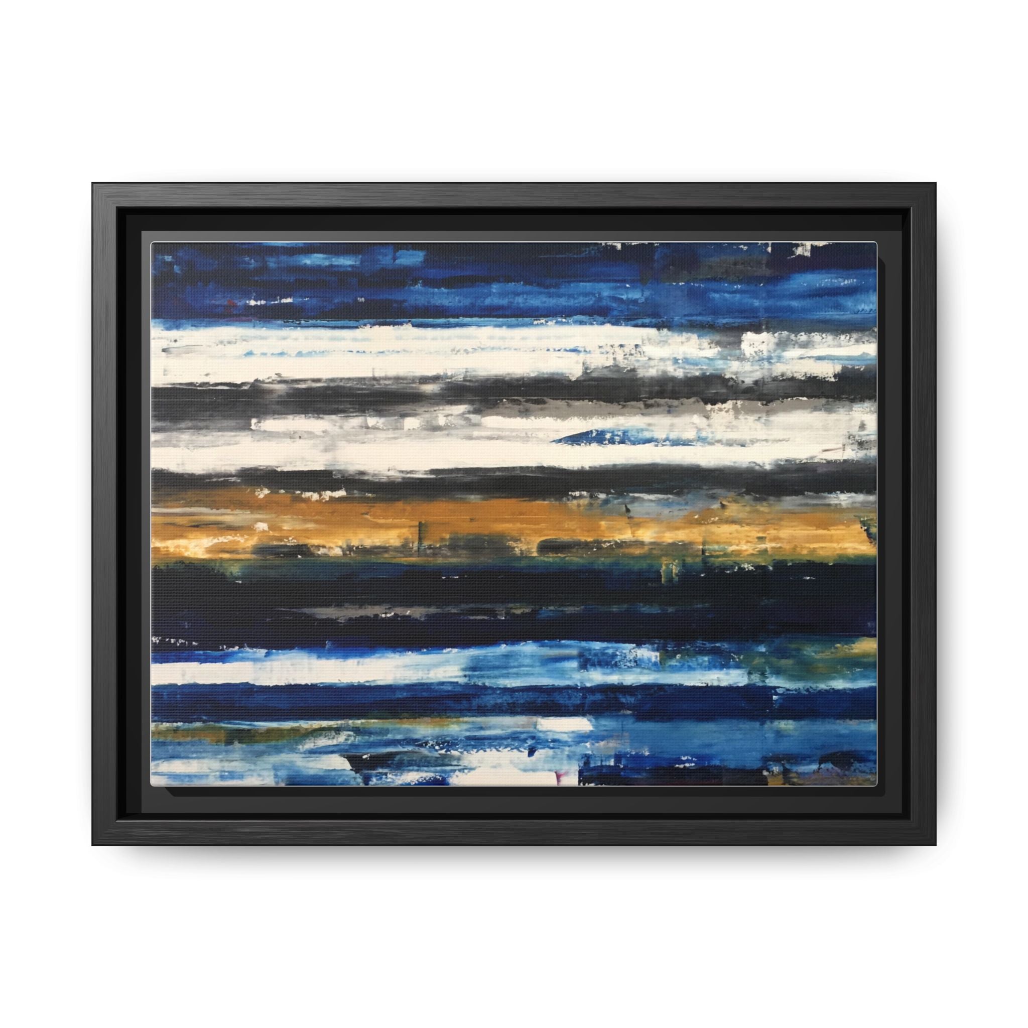 Tiny Buddha by Todd Williamson Framed Matte Canvas Abstract  Wall Art