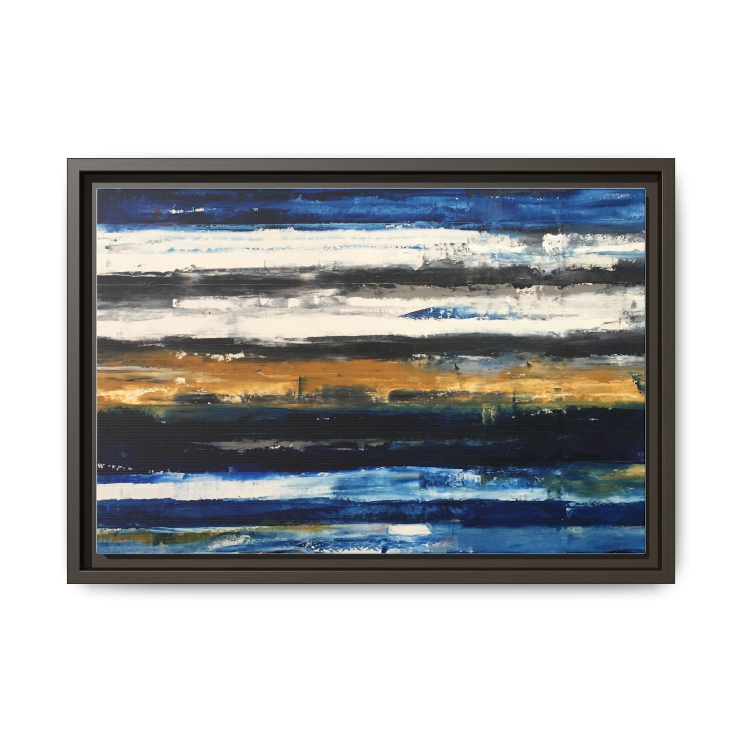 Tiny Buddha by Todd Williamson Framed Matte Canvas Abstract  Wall Art