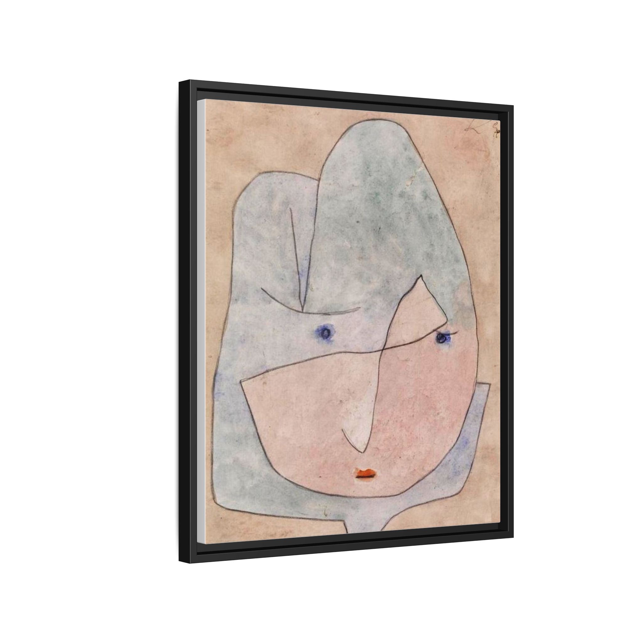 This Bloom is About to Wither by Paul Klee  Framed Matte Canvas Wall Art Print