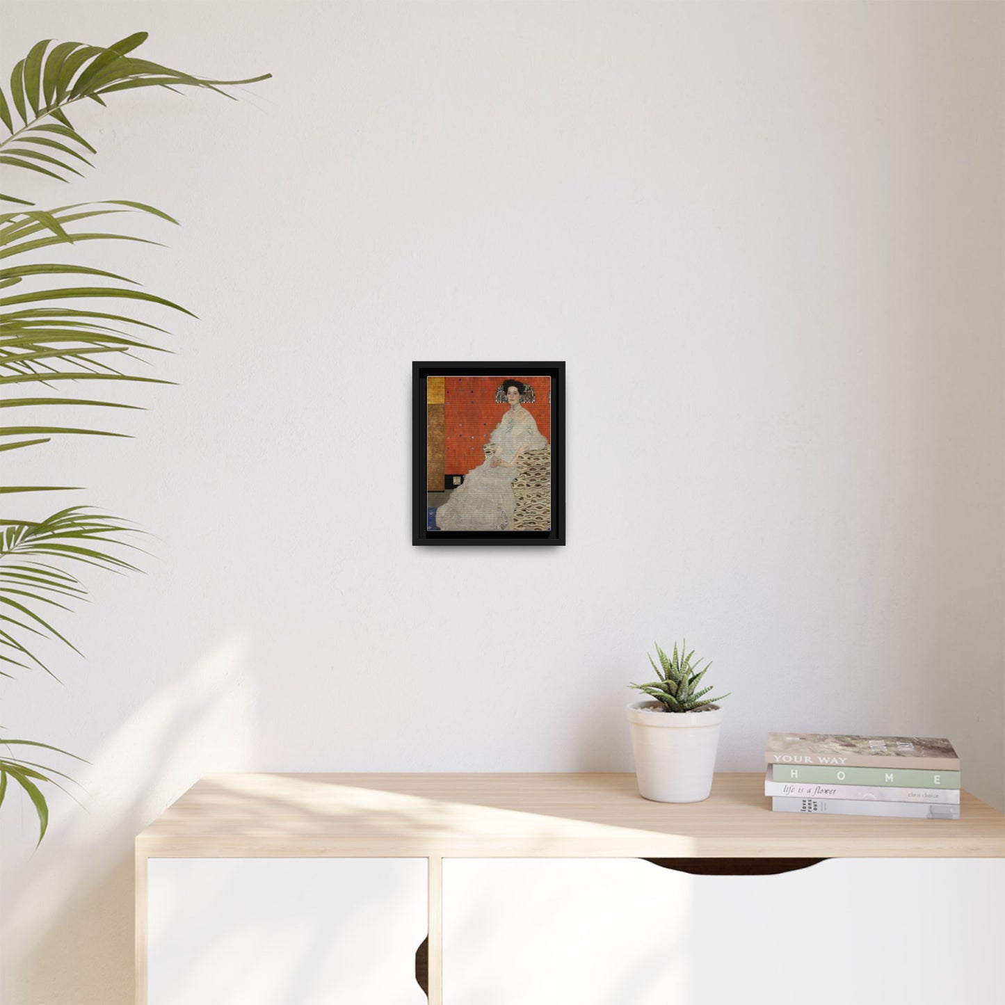 Fritza Riedler by Gustav Klimt Framed Matte Canvas Wall Art Print