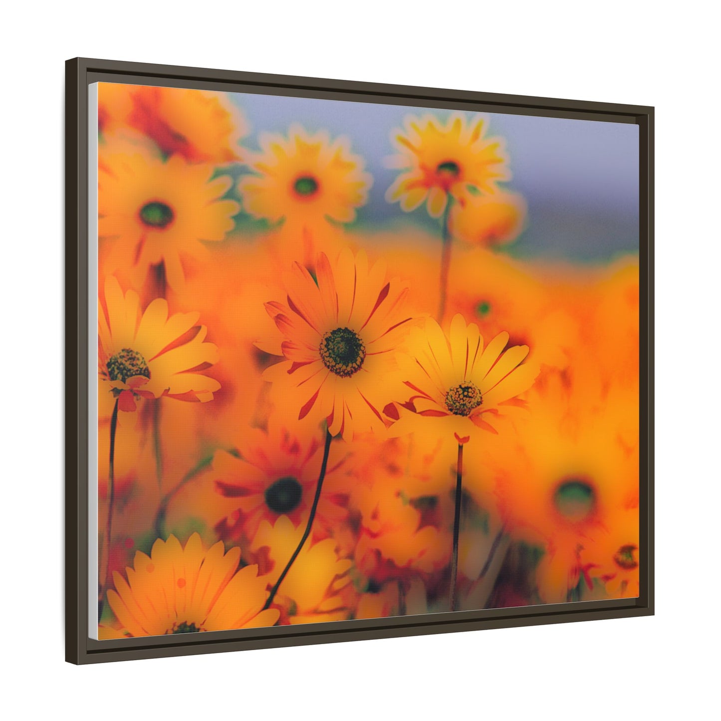 Bee Garden by Norman Barrett Framed Matte Canvas Wall Art Print