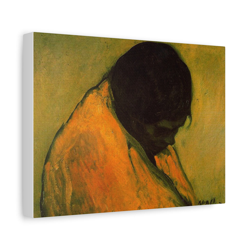 Amparo by Isidre Nonell Matte Stretched Canvas Wall Art Print
