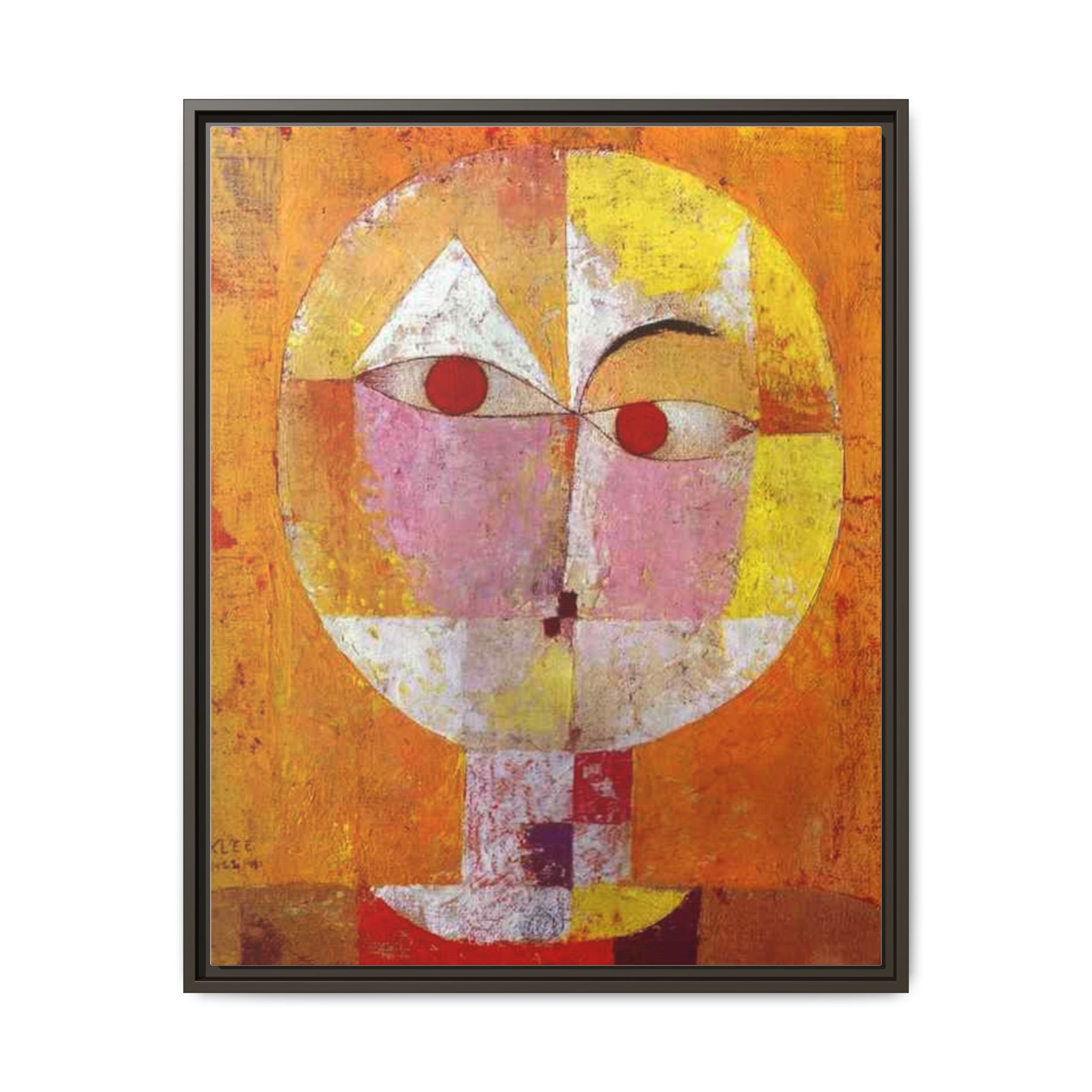 Senecio II by Paul Klee Canvas Framed Wall Art Print