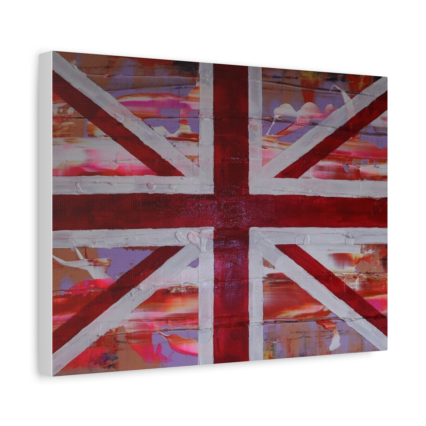 Union Jack is back! by Norman Barrett Matte Canvas Wall Art