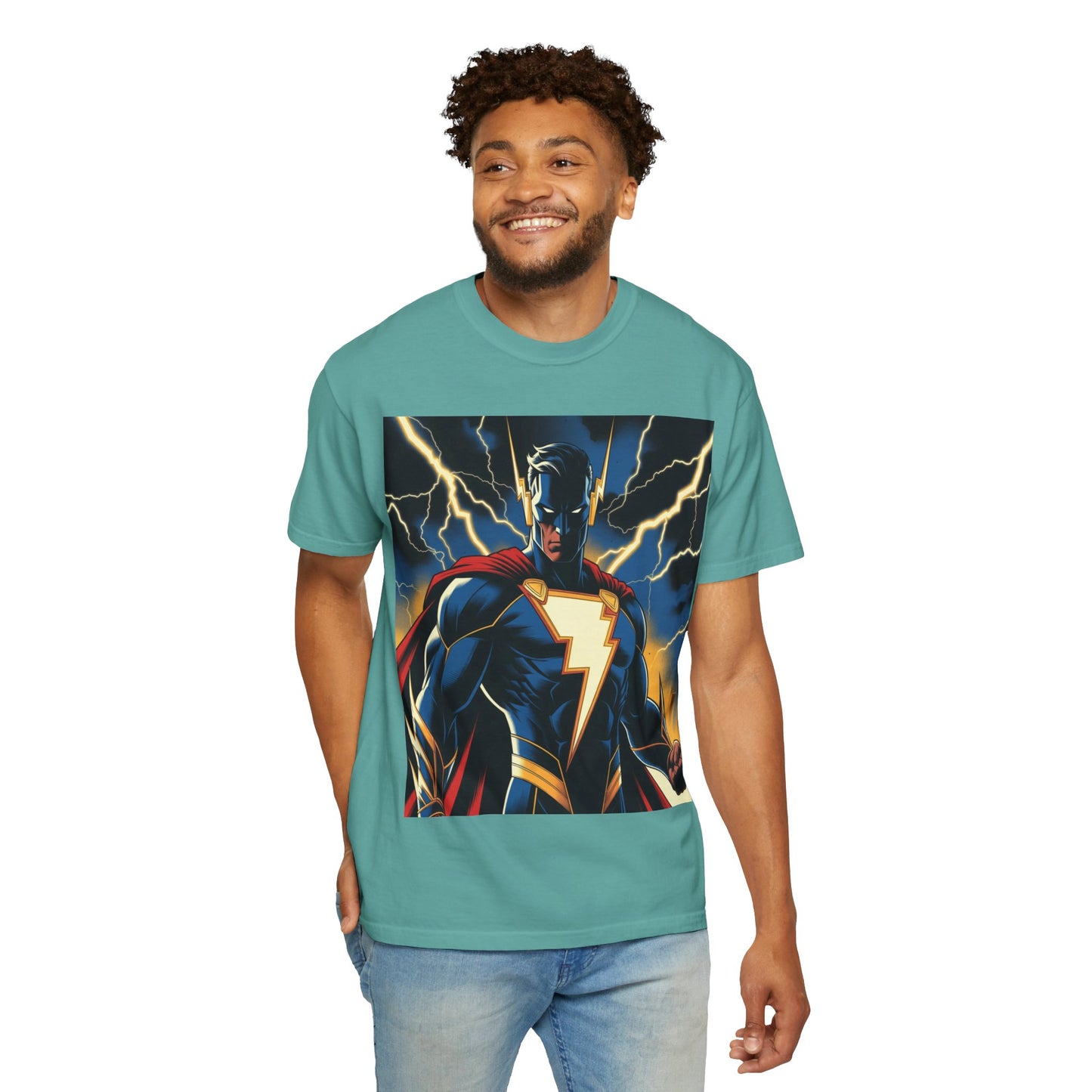 Unisex Superhero Garment-Dyed T-shirt