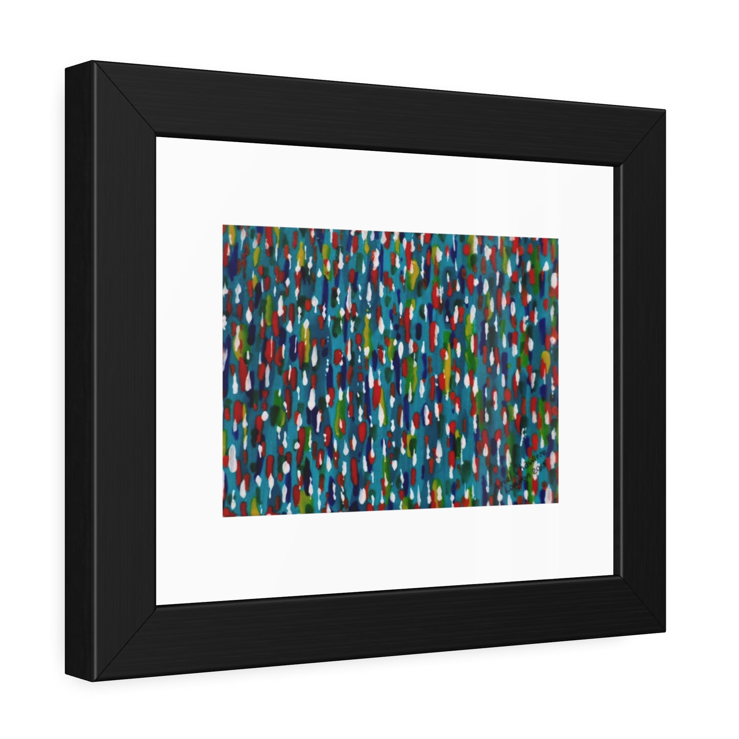 Colours Of The Soul Reflecting On Water by Ariel Chavarro Avila Framed Wall Art Print