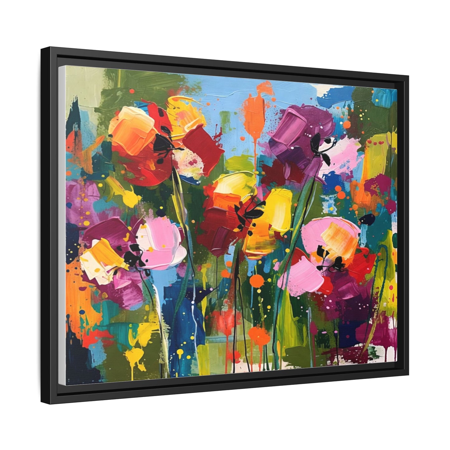 Matte Canvas, Framed (Multi-color)
