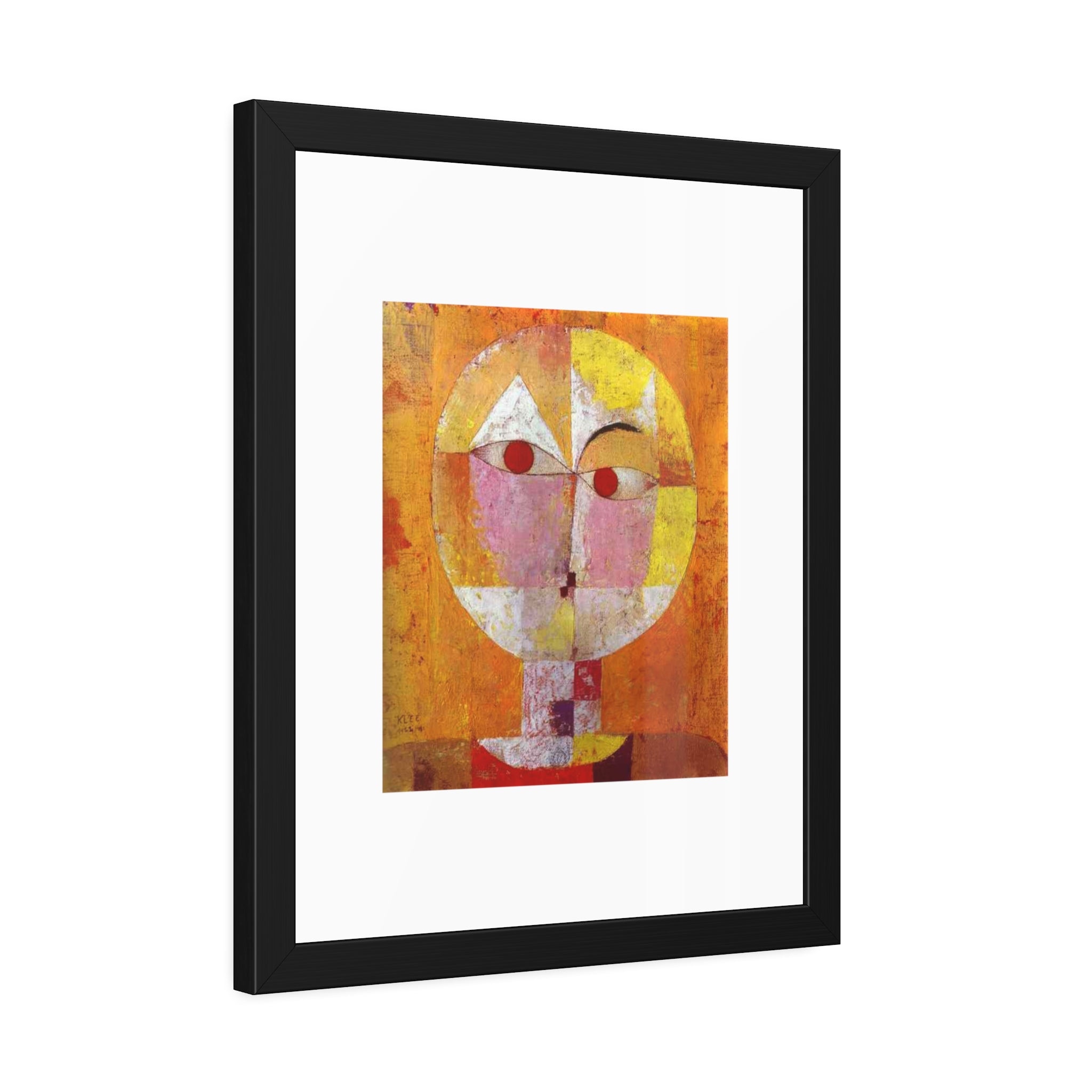 Senecio II by Paul Klee Framed Wall Art Poster