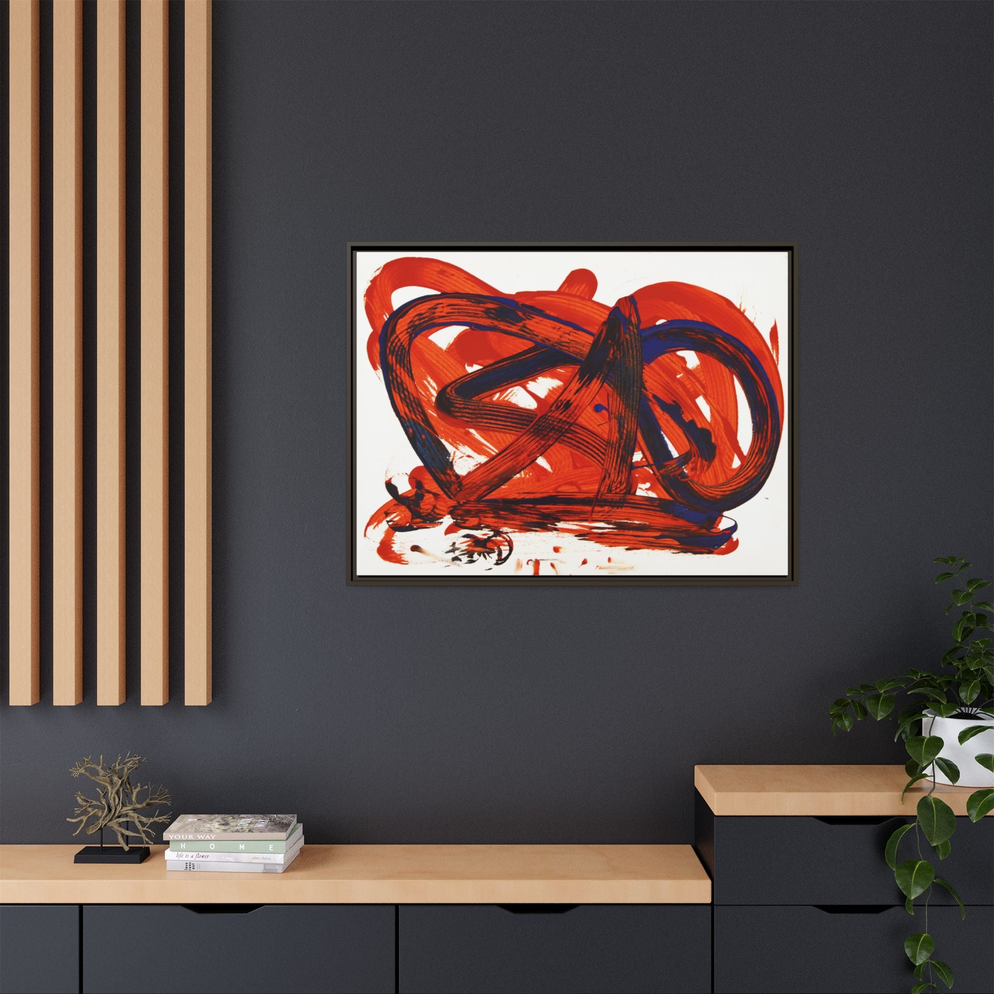 Barito 0138 by Heinz Hachel Matte Canvas Framed Wall Art