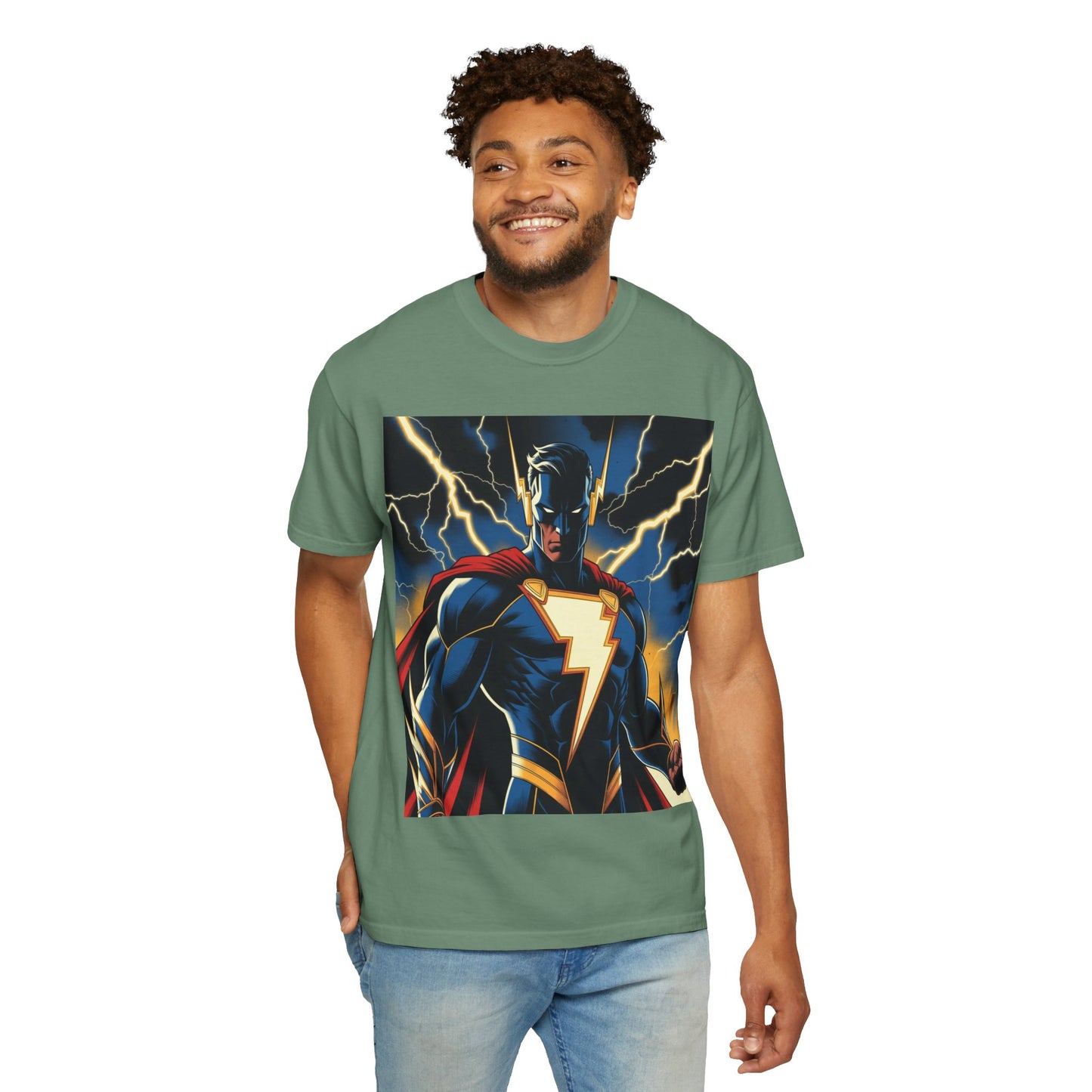Unisex Superhero Garment-Dyed T-shirt