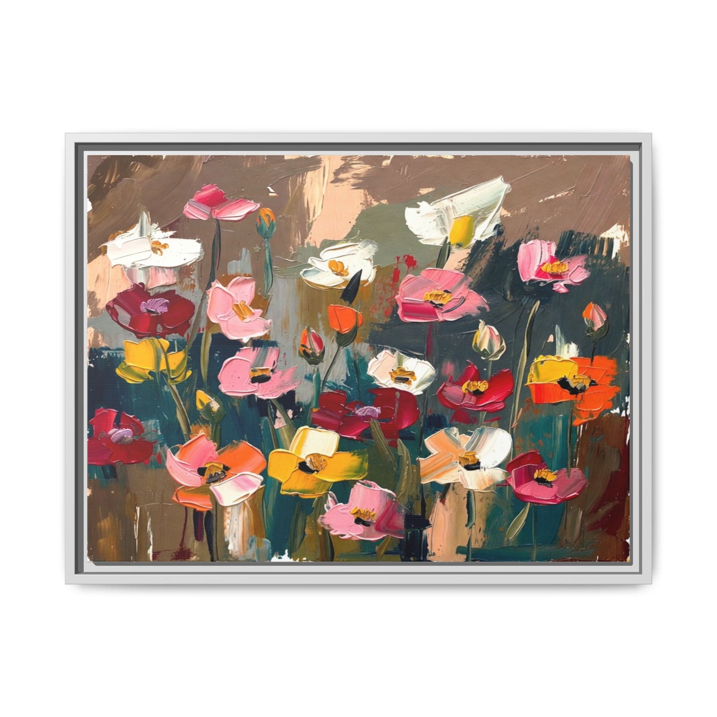 Matte Canvas, Framed (Multi-color)