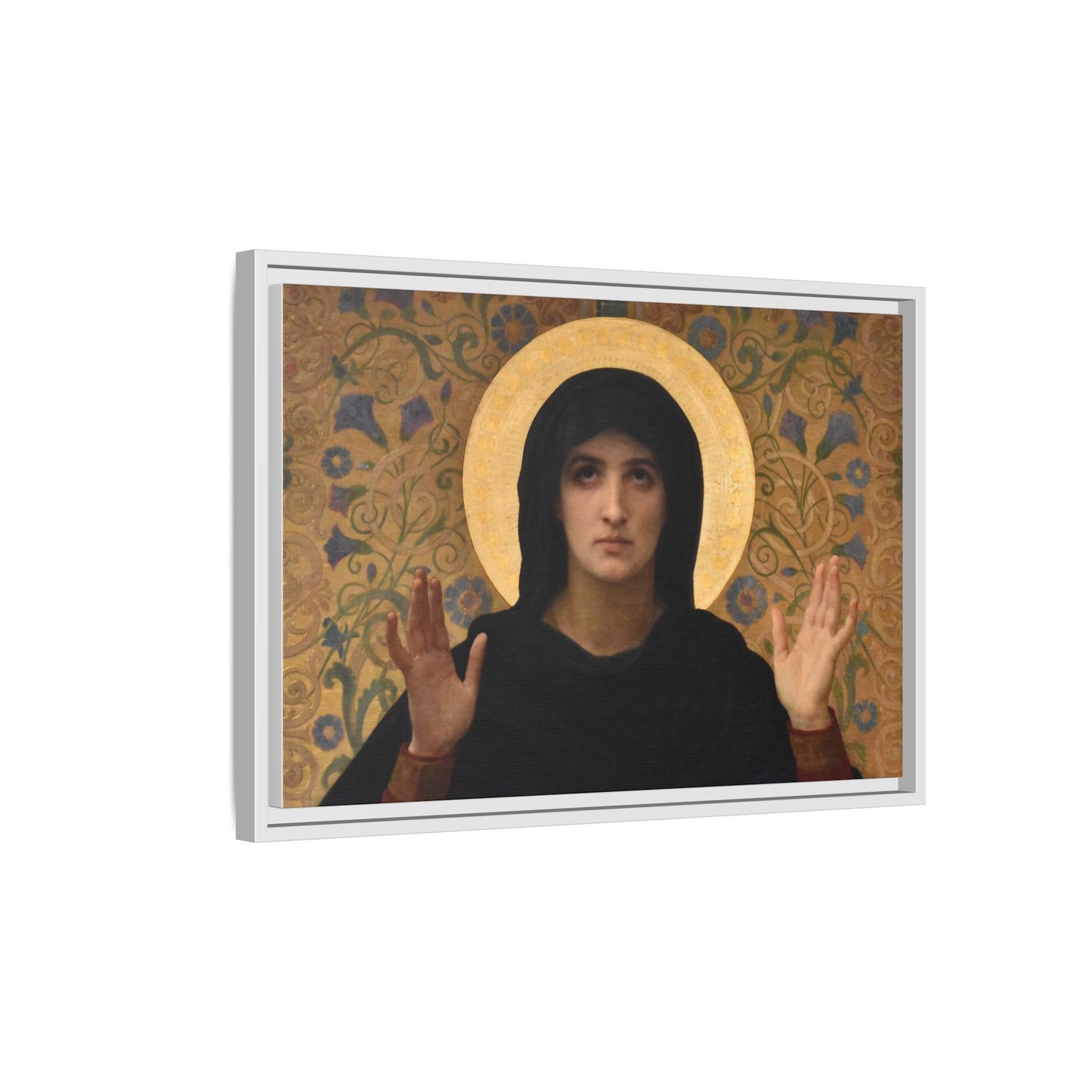 La Vierge consolatrice by William Adolphe Bouguereau Framed Matte Canvas Wall Art