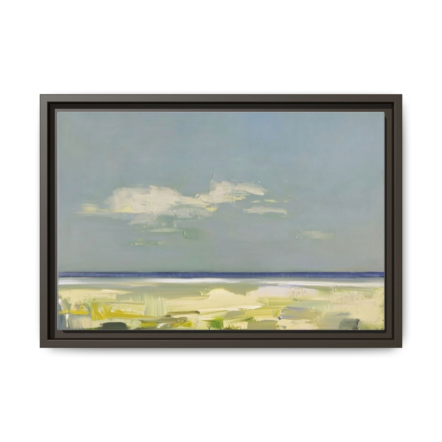 Coastal Calm Matte Canvas Framed Wall Art