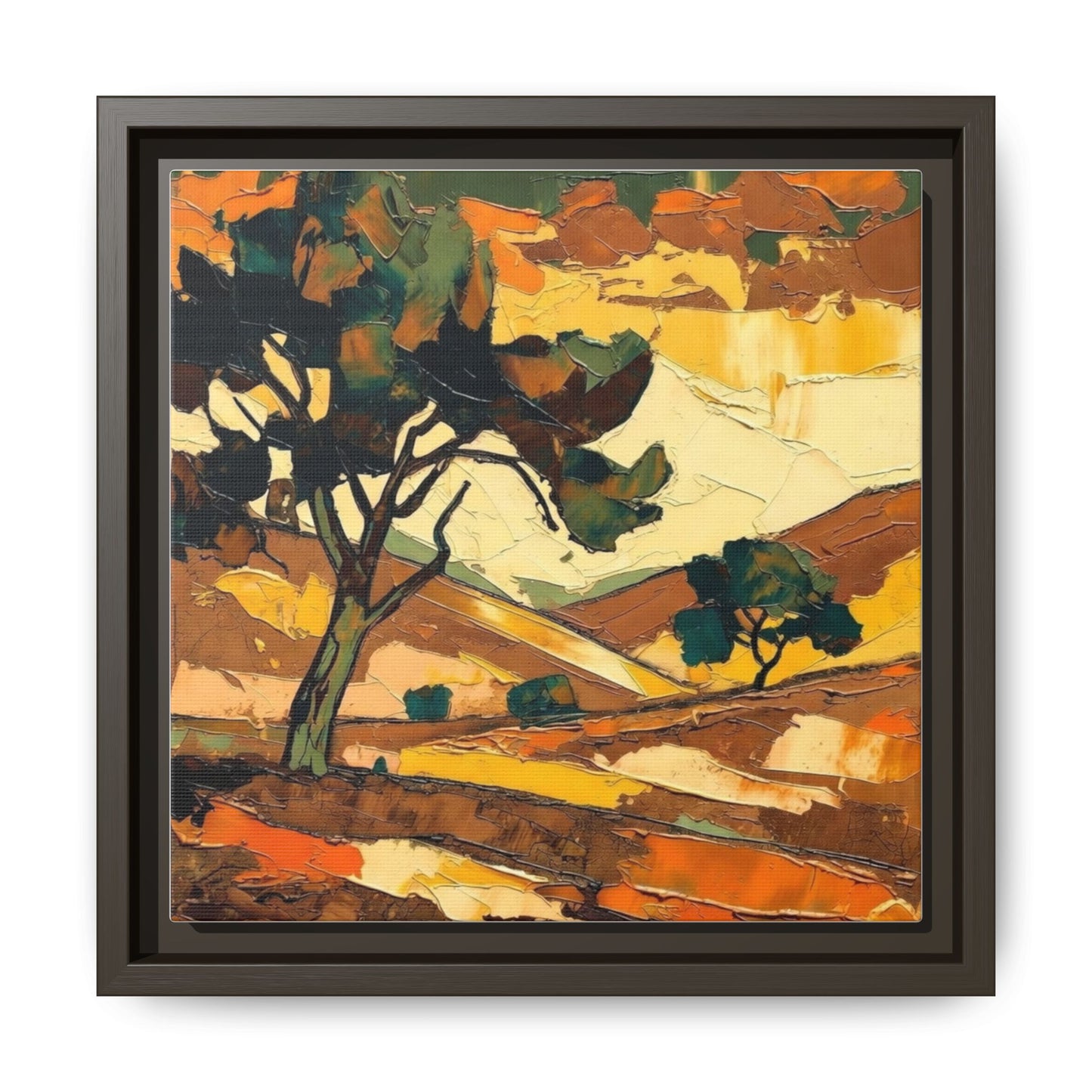 Framed Matte Canvas Landscape Art Print