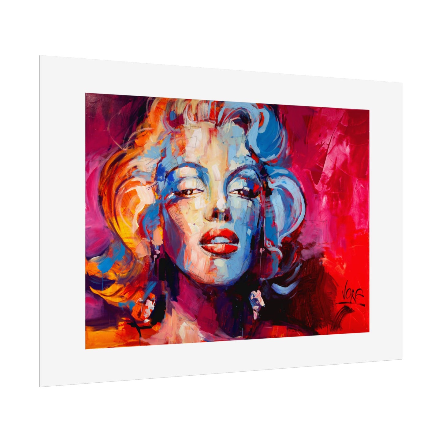 Marilyn Monroe attributed to Voke Wall Pop Art Poster