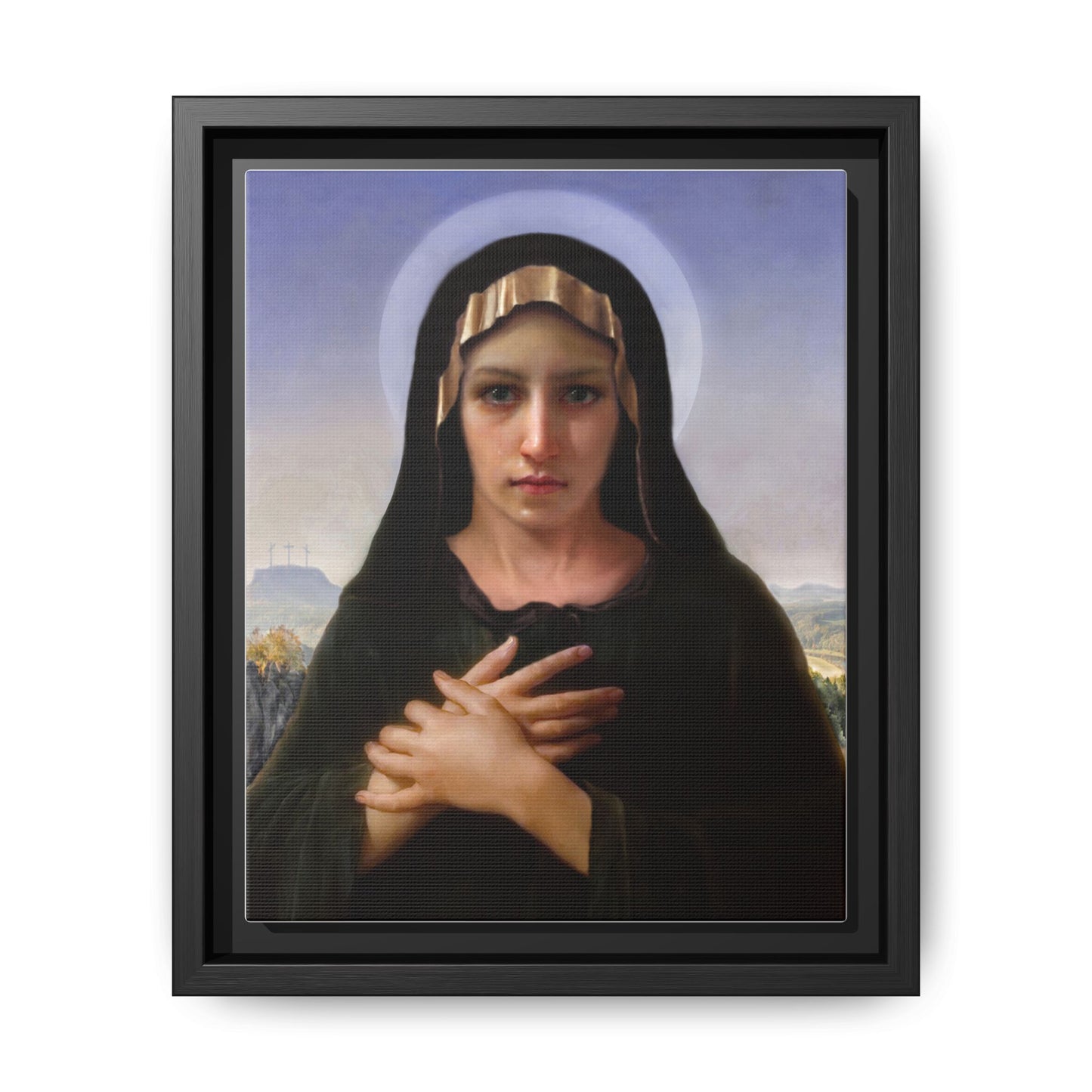 Virgo Solitudinis by William Adolphe Bouguereau Framed Matte Canvas Print
