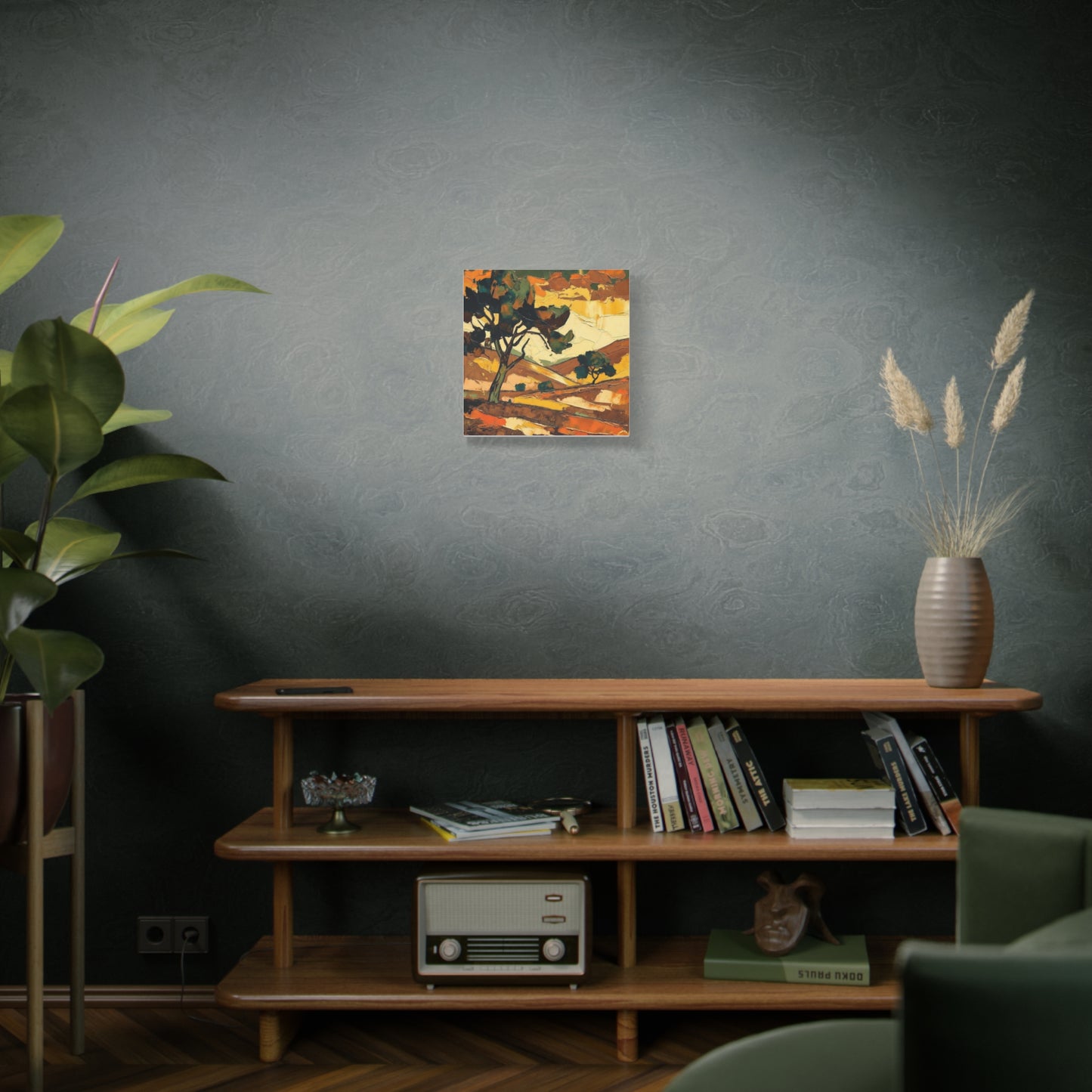 Abstract Autumn Landscape Canvas