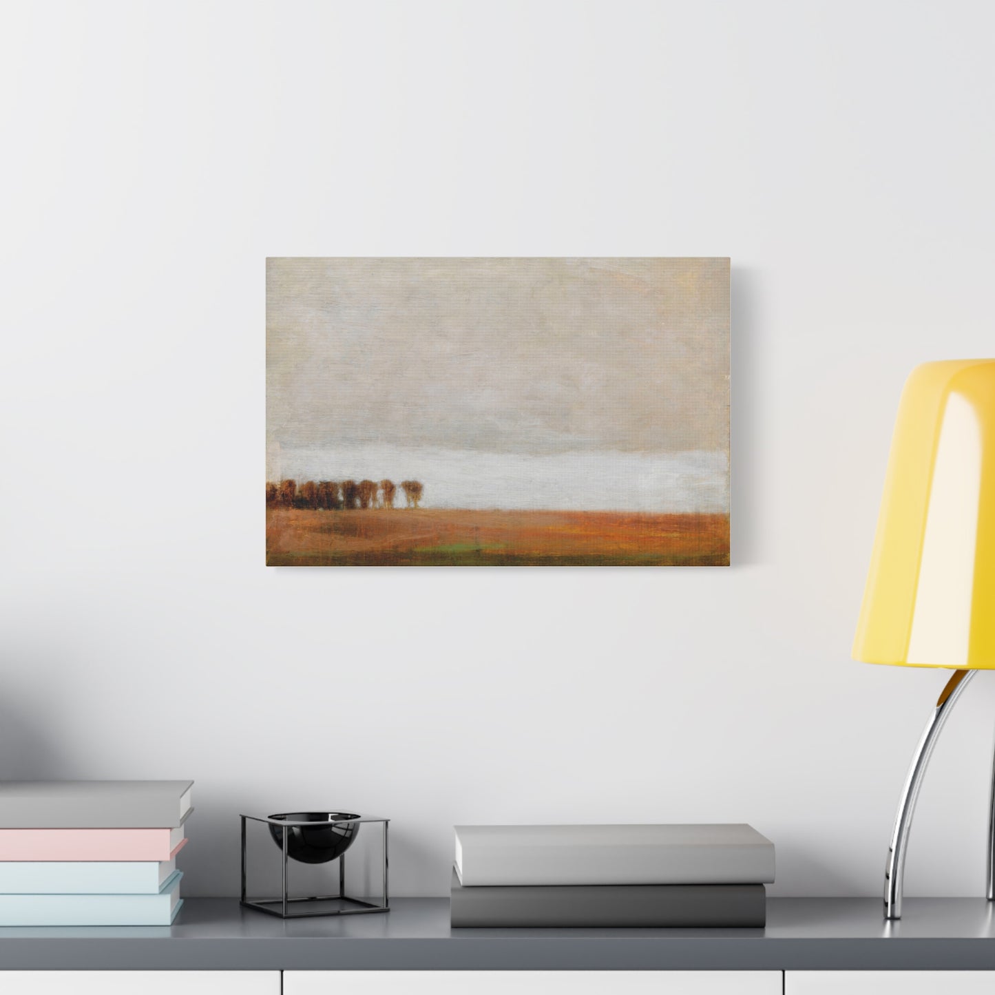 View of Jaegersborg Allé, North of Copenhagen by Vilhelm Hammershøi Canvas Wall Art Print
