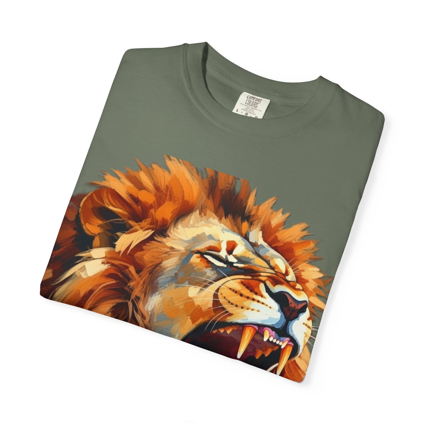 Roaring Lion T-Shirt Bold Wildlife Graphic Tee