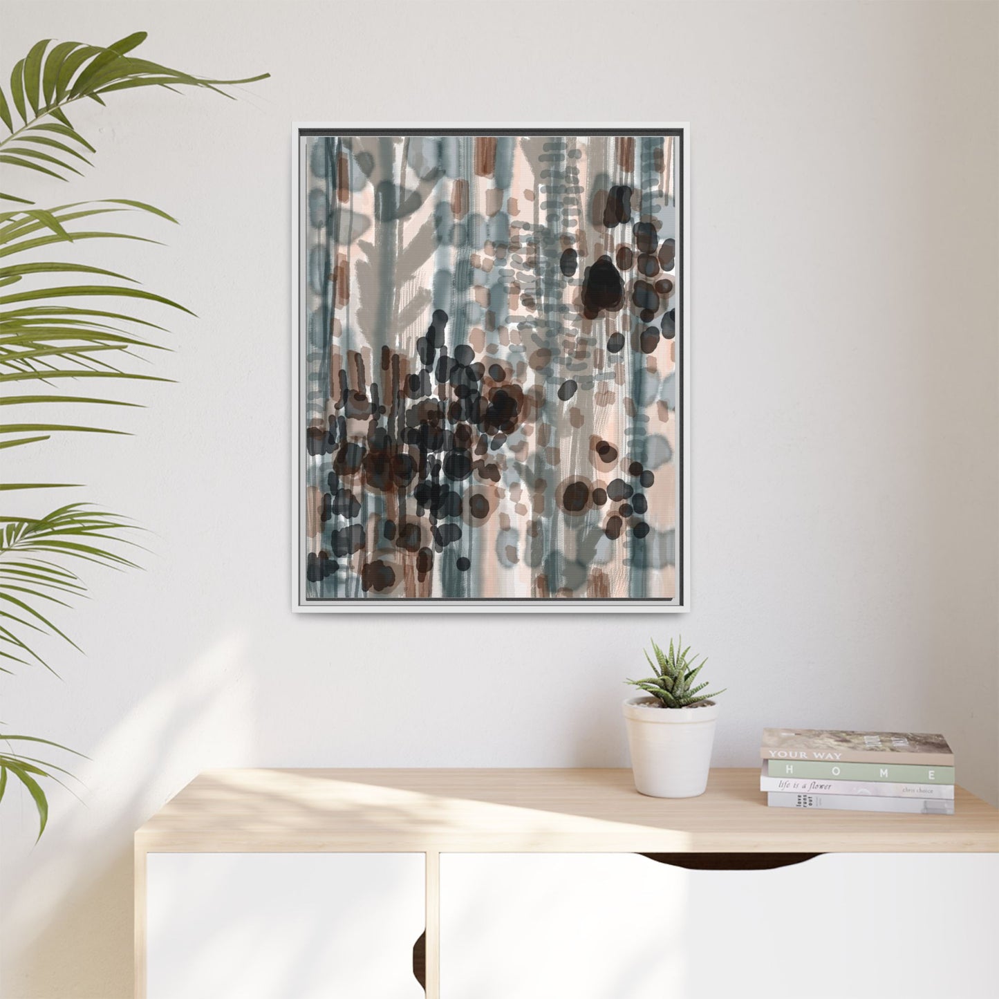 Vleken by an unknown artist Framed Canvas Art