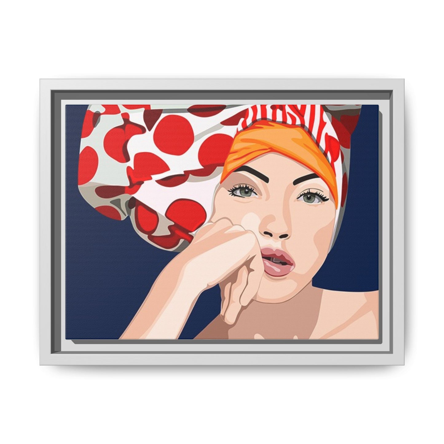 Vivid 20 by Orit Fuchs Pop Art Matte Canvas Framed Wall Art Print