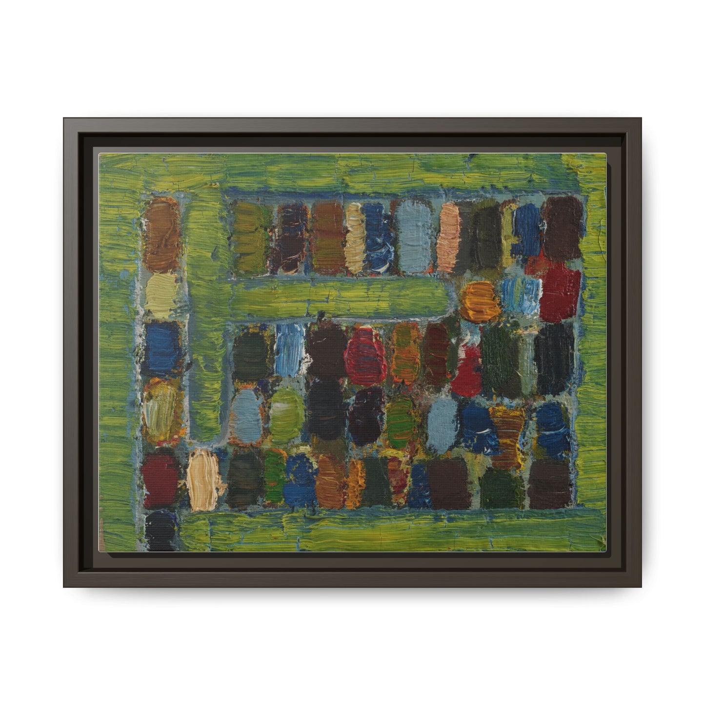 JMC-1970-3 by Jean-Michel Coulon Matte Canvas Framed Wall Art Print