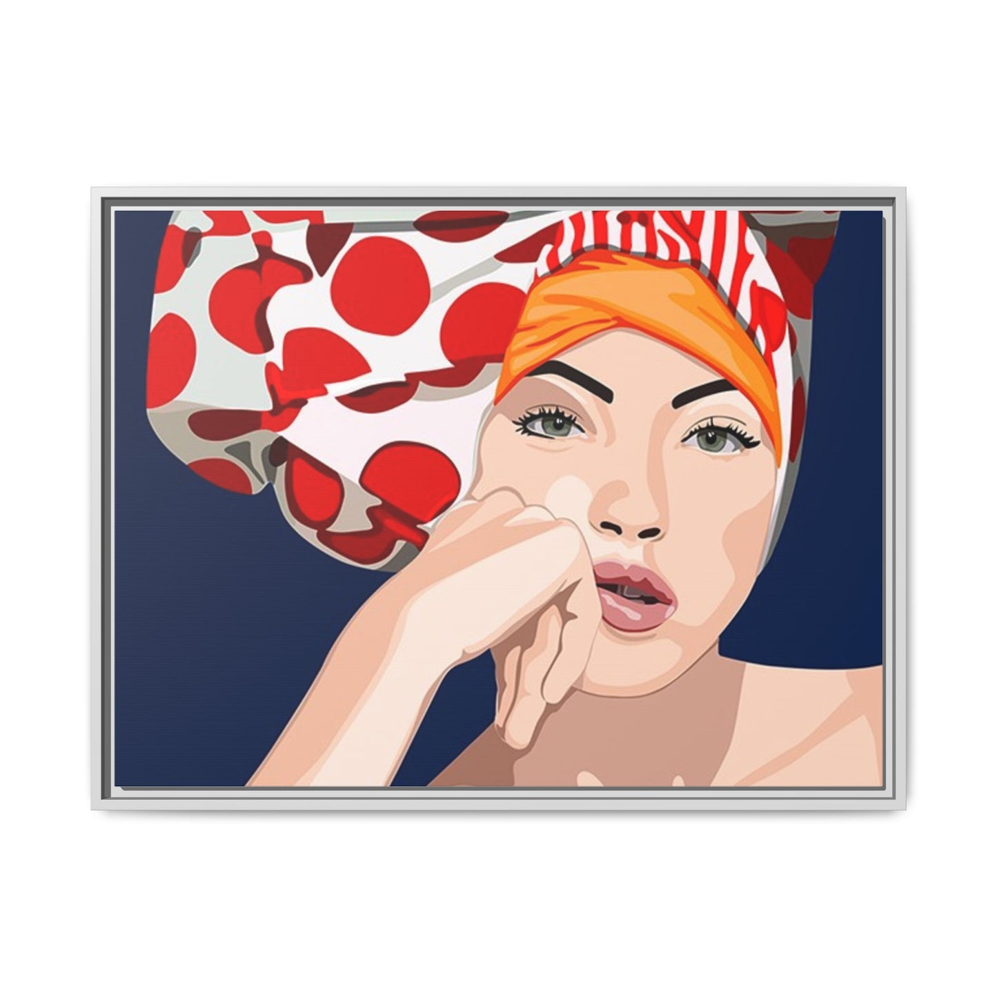 Vivid 20 by Orit Fuchs Pop Art Matte Canvas Framed Wall Art Print