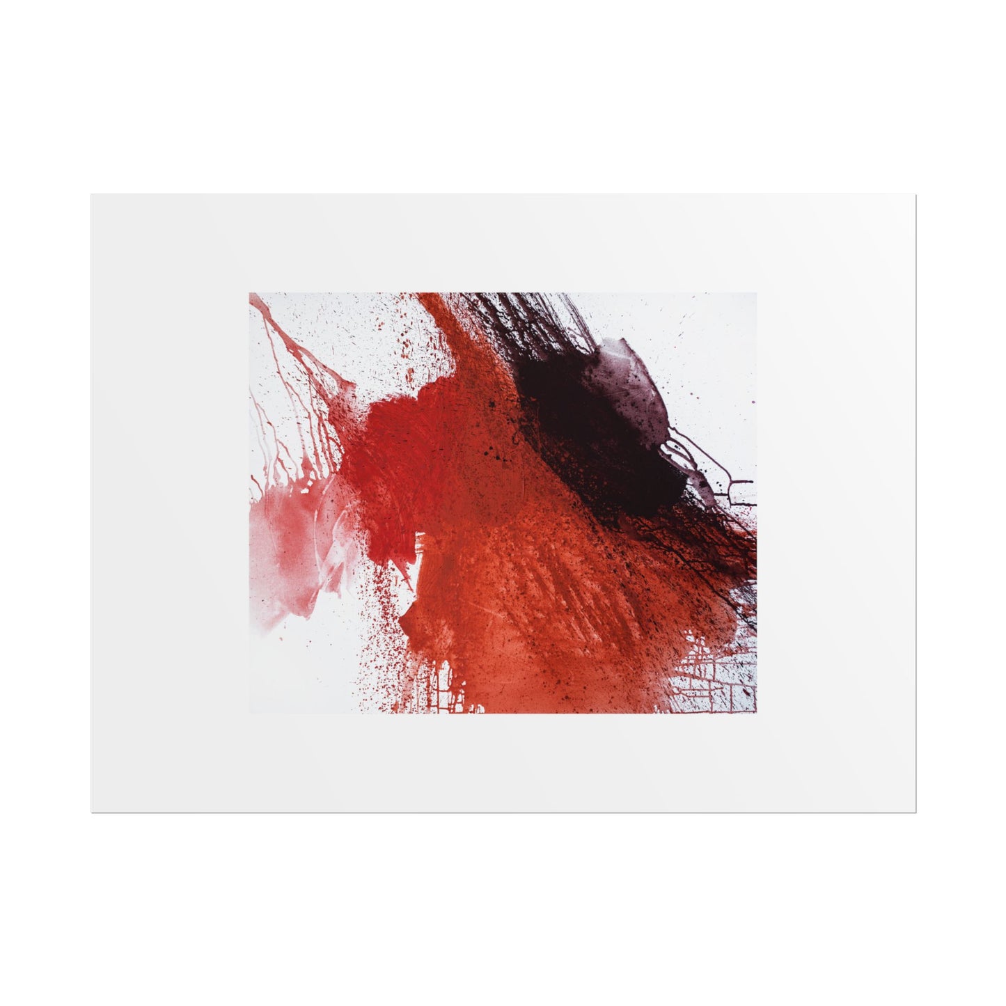 Flame by Natalija Miladinovic Wall Art Print