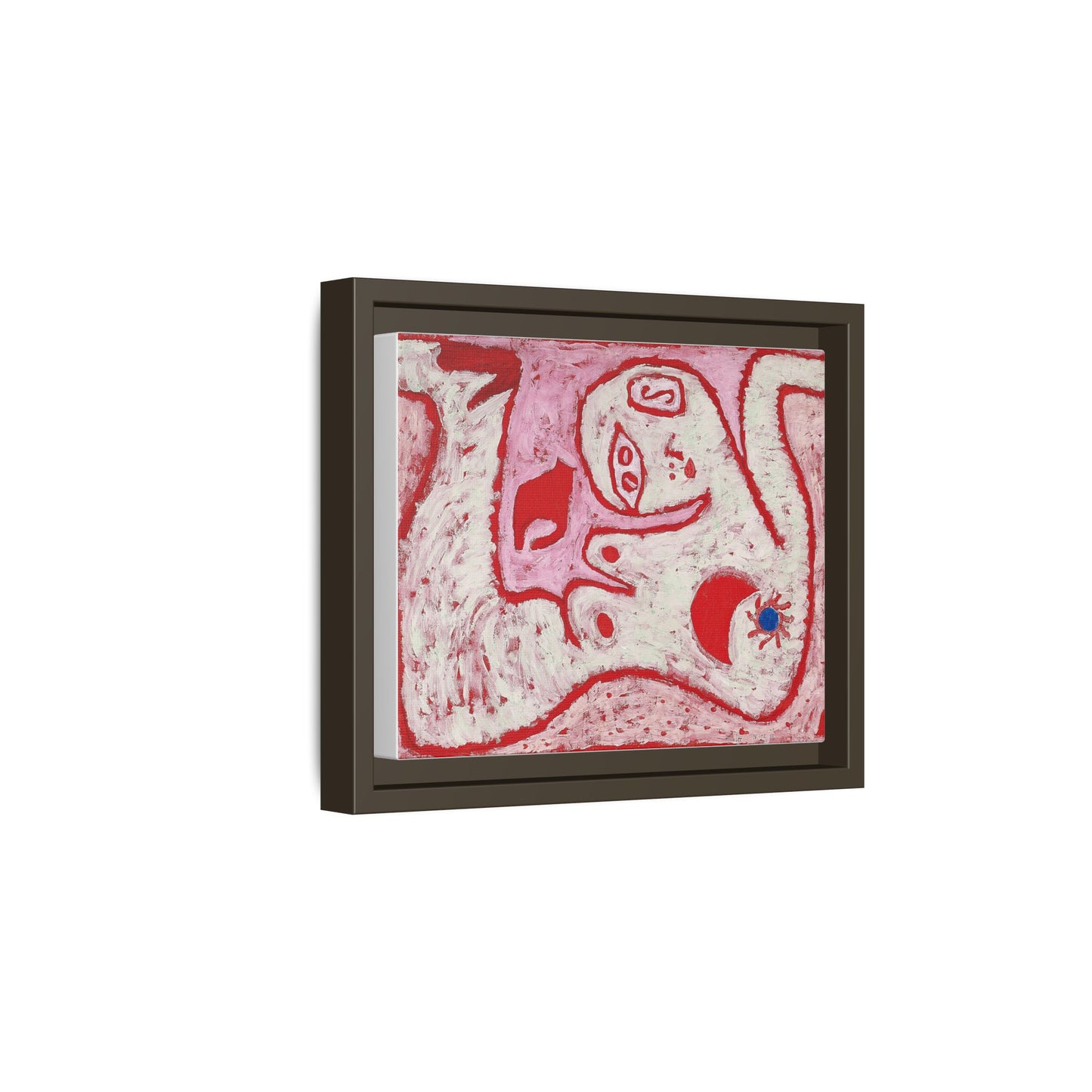 A Woman For Gods by Paul Klee Matte Canvas Framed Wall Art Decor