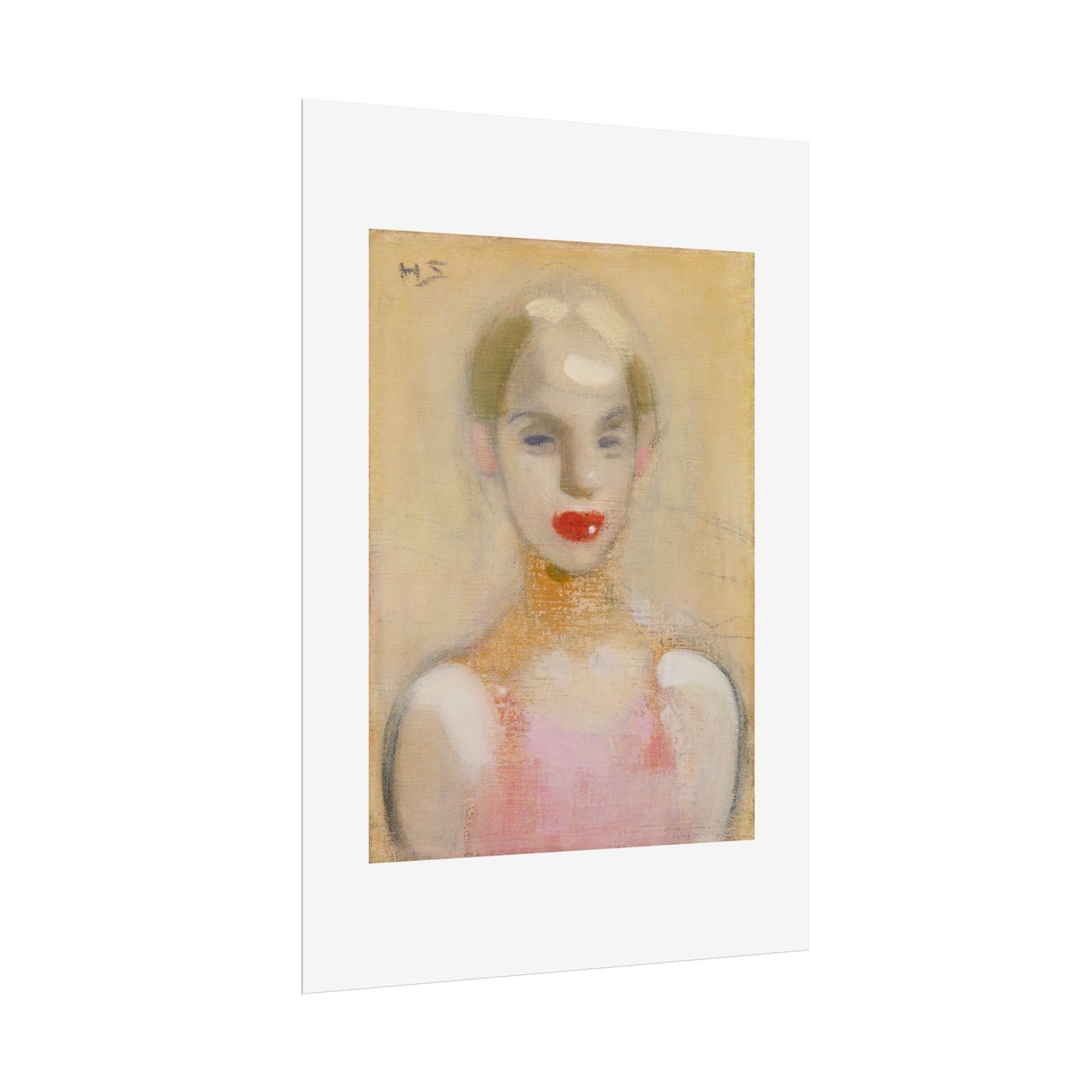 Circus Girl by Helene Schjerfbeck Wall Art Print