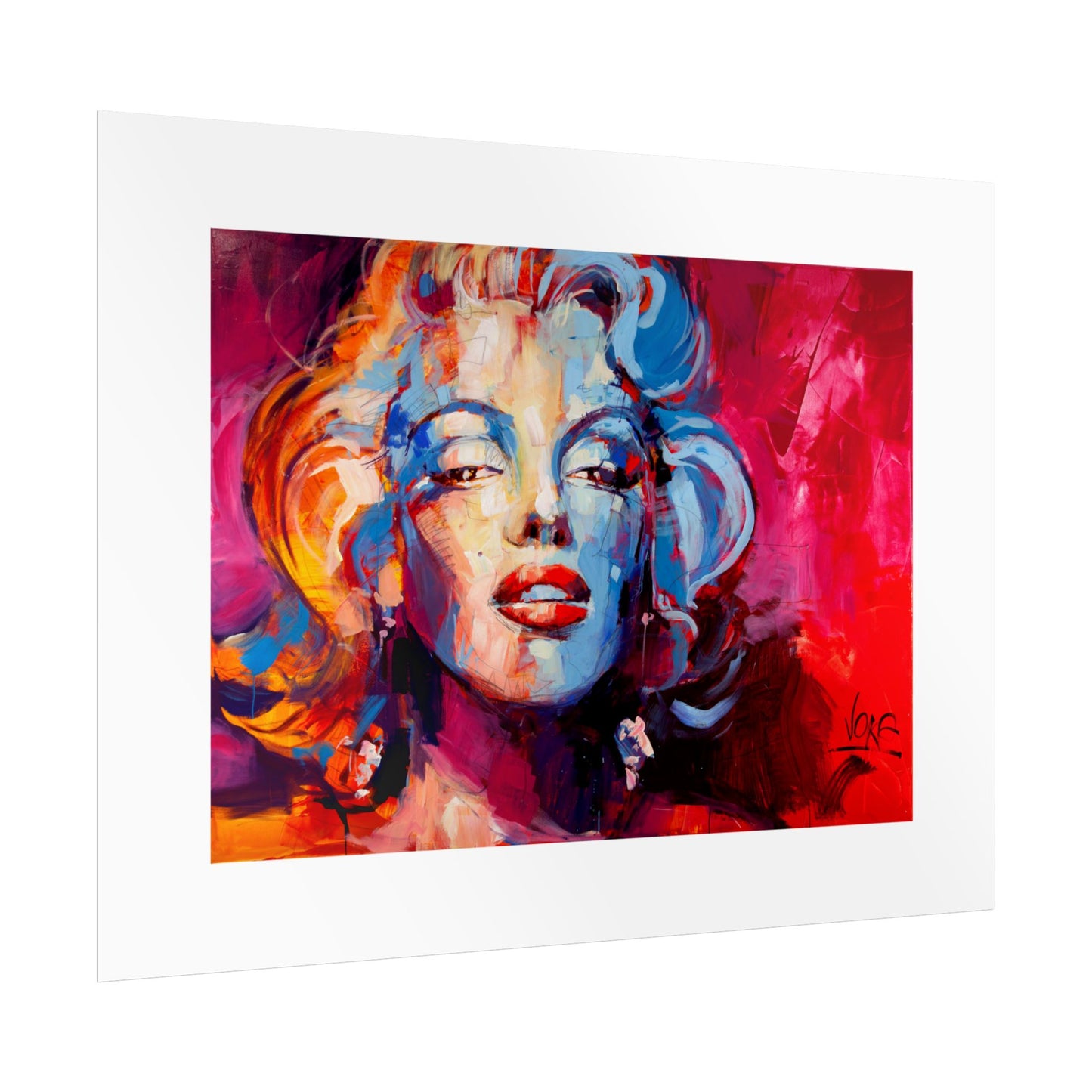 Marilyn Monroe attributed to Voke Wall Pop Art Poster