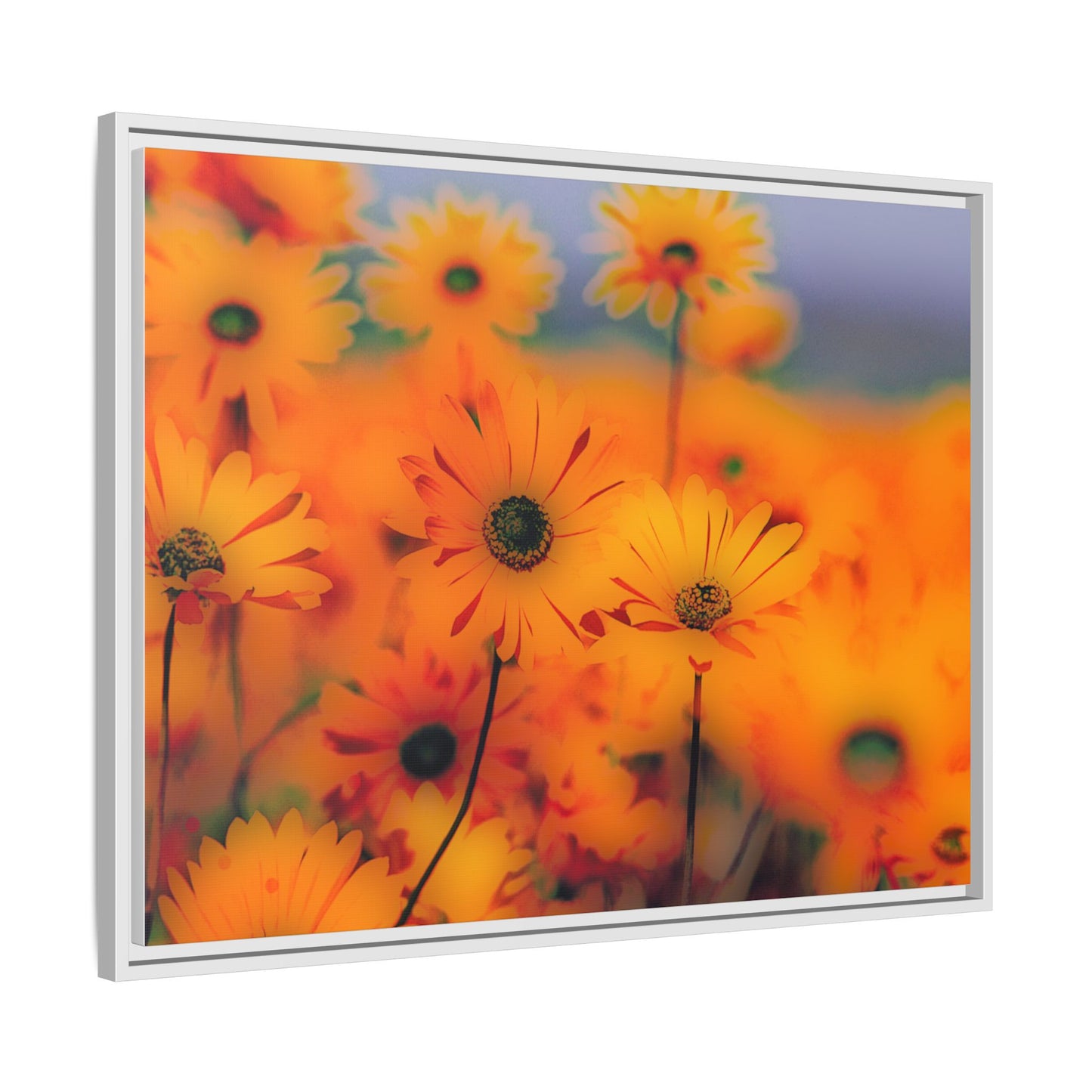 Bee Garden by Norman Barrett Framed Matte Canvas Wall Art Print