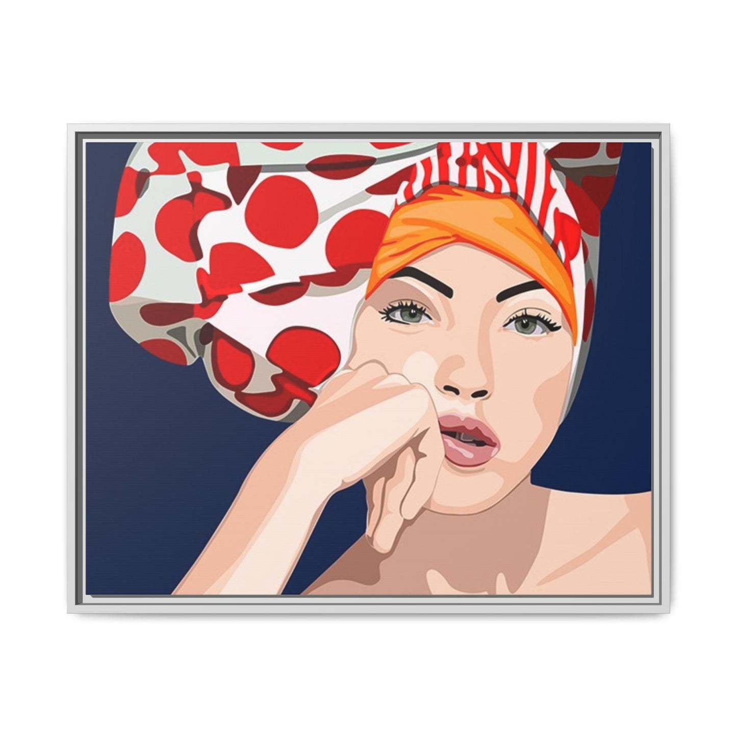 Vivid 20 by Orit Fuchs Pop Art Matte Canvas Framed Wall Art Print