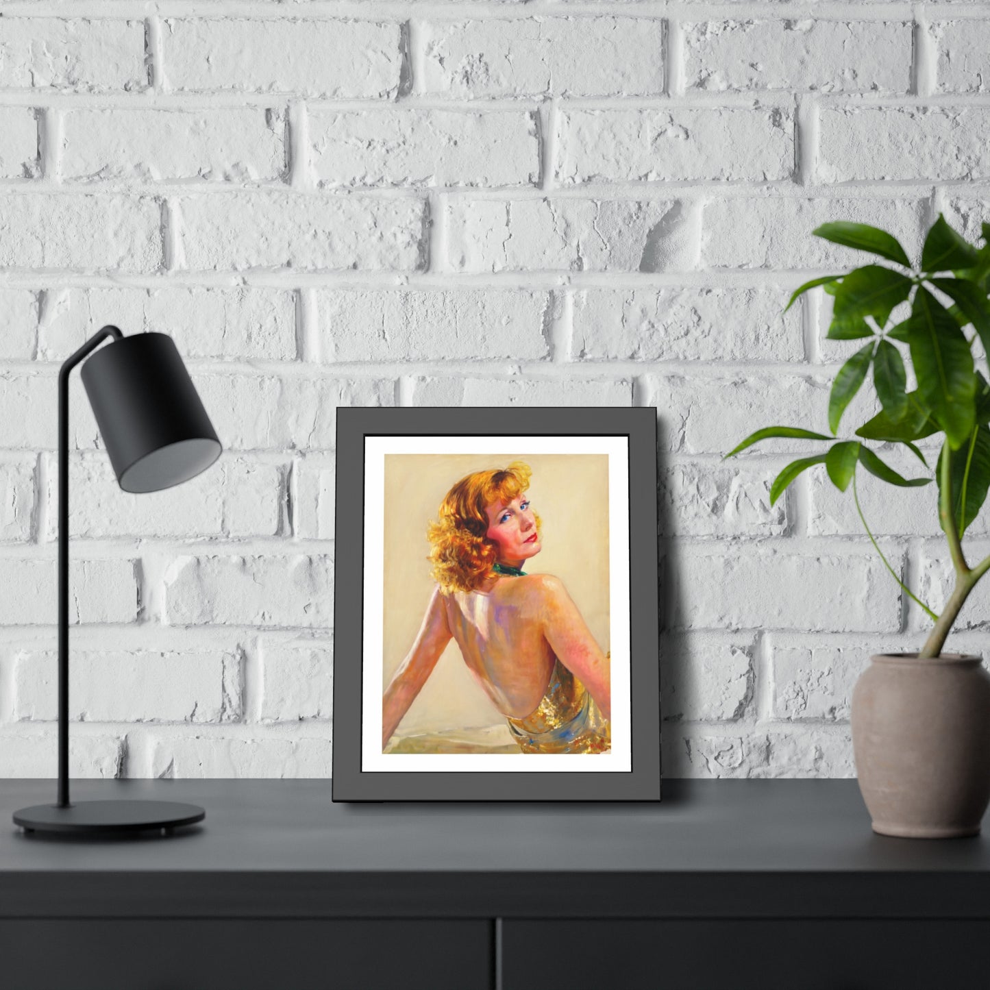Greta Garbo Framed Paper Posters