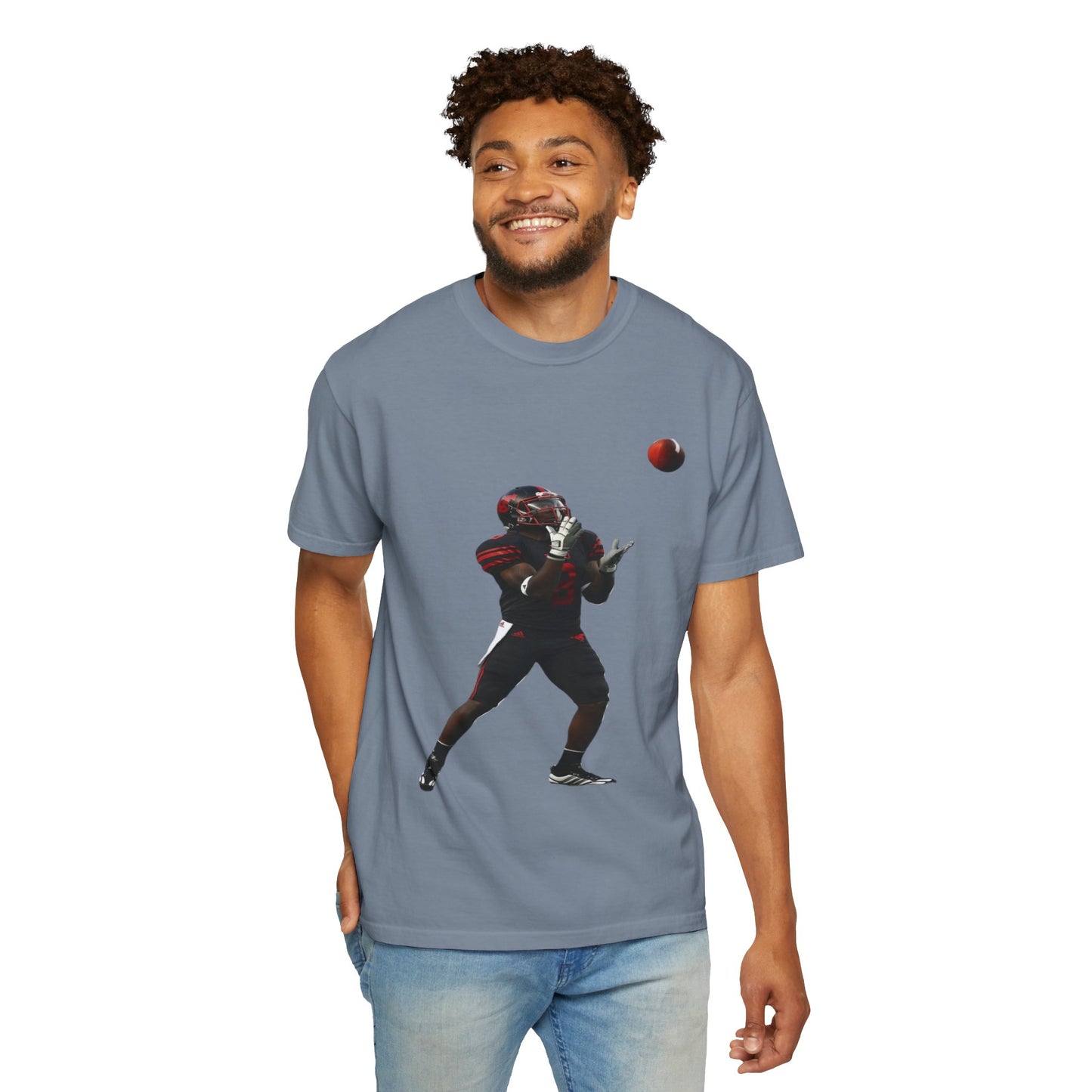 Football Player Catch T-Shirt