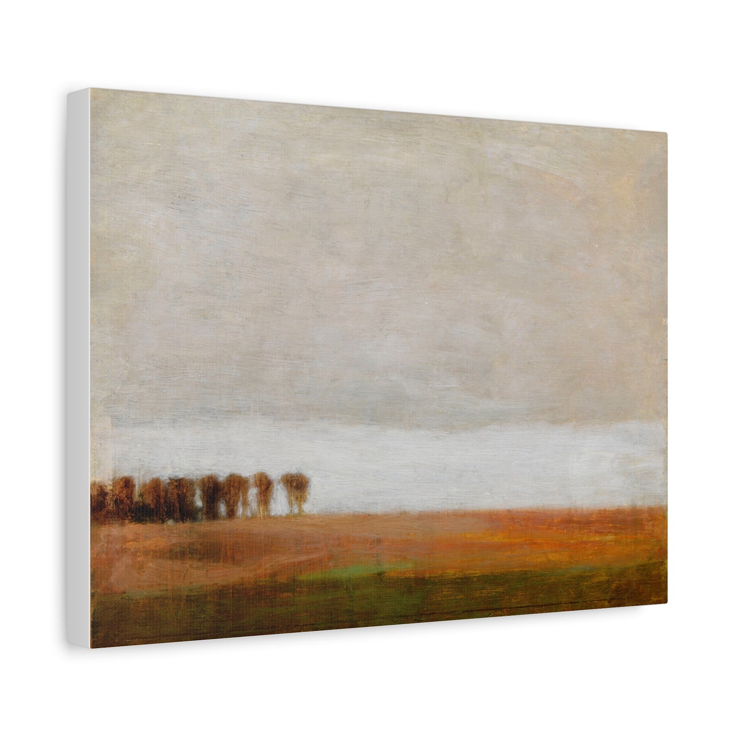 View of Jaegersborg Allé, North of Copenhagen by Vilhelm Hammershøi Canvas Wall Art Print