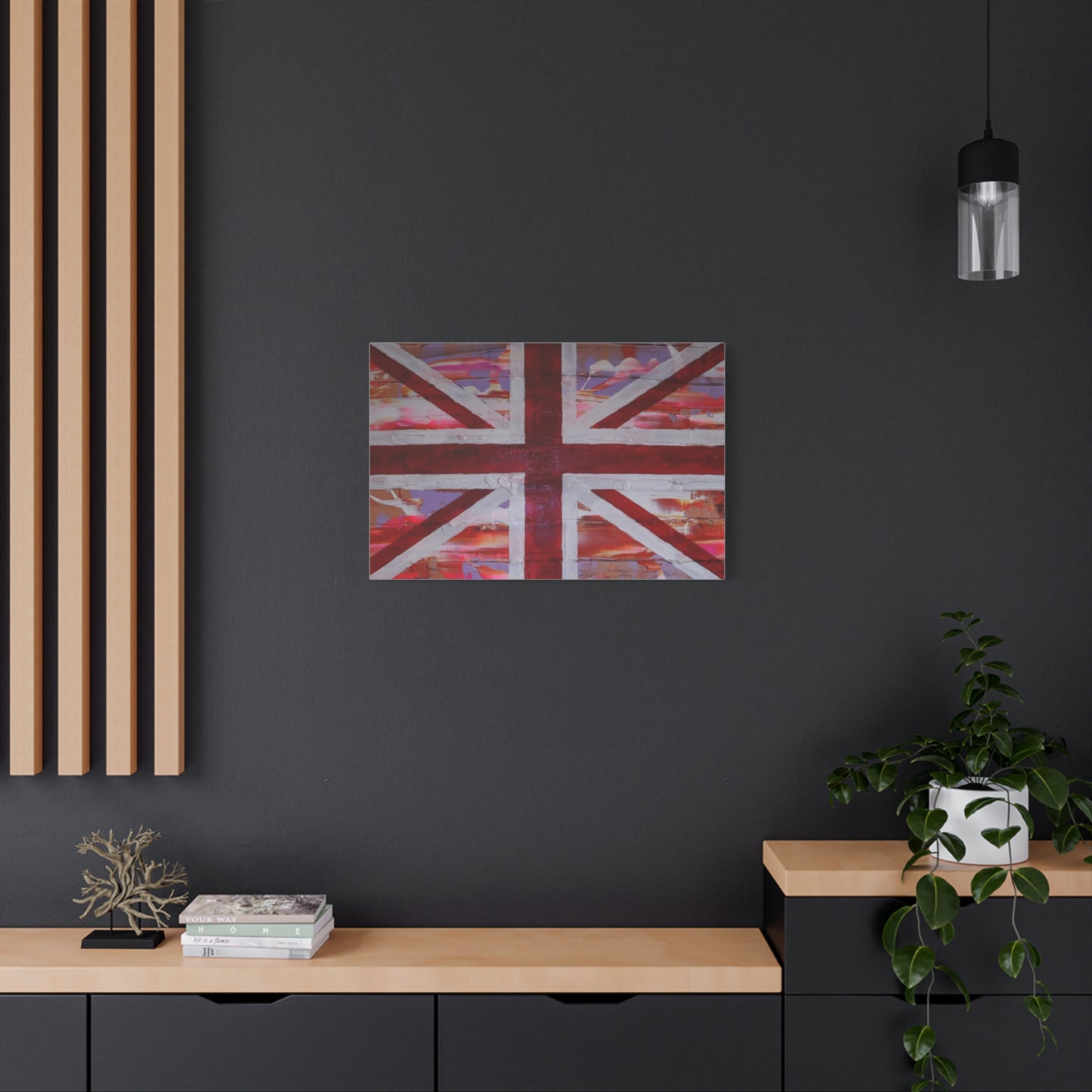Union Jack is back! by Norman Barrett Matte Canvas Wall Art