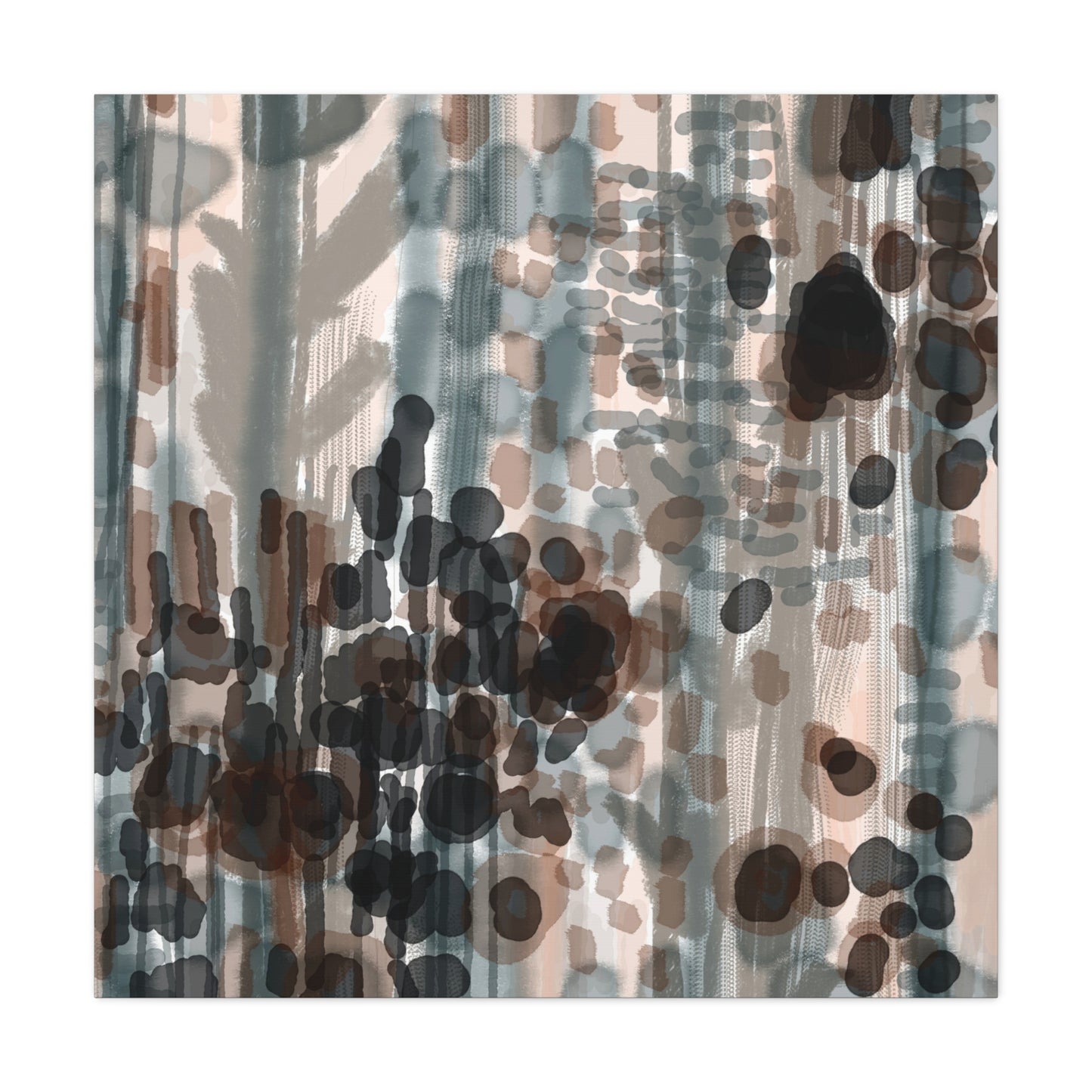 Vleken by an unknown artist Abstract Matte Canvas Wall Art