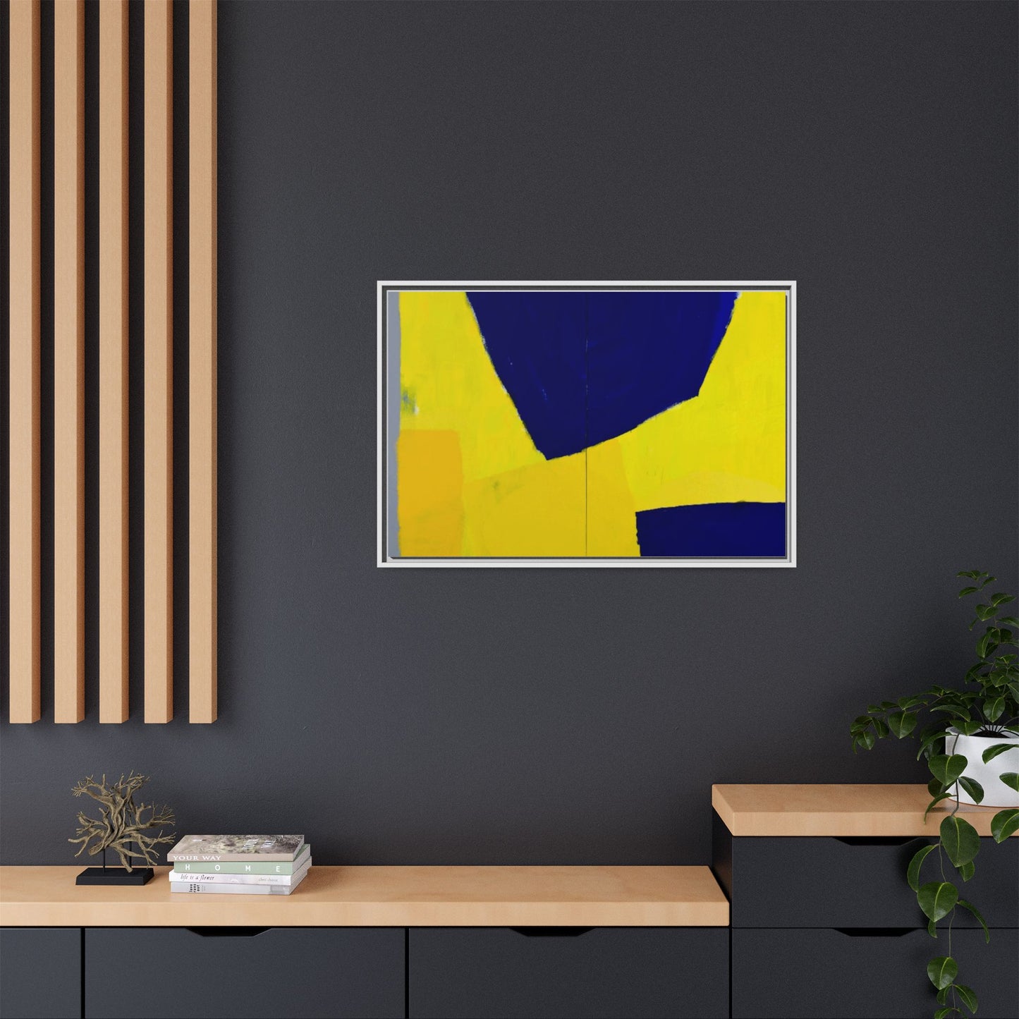 Lantenhammer by Lageplan Atelier Framed Modern Wall Art