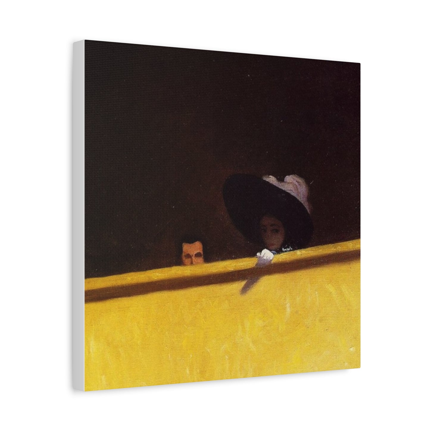 La loge de theatre by Félix Vallotton Matte Canvas Wall Art Print