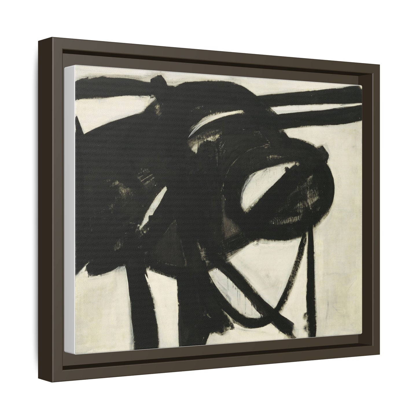 Chief by Franz Kline Abstract Matte Canvas Framed Wall Art