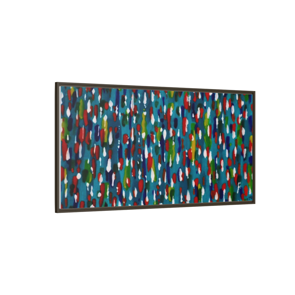 Colours Of The Soul Reflecting On Water by Ariel Chavarro Avila Matte Canvas Framed Art