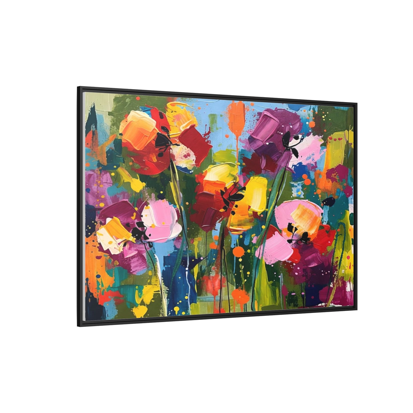 Matte Canvas, Framed (Multi-color)