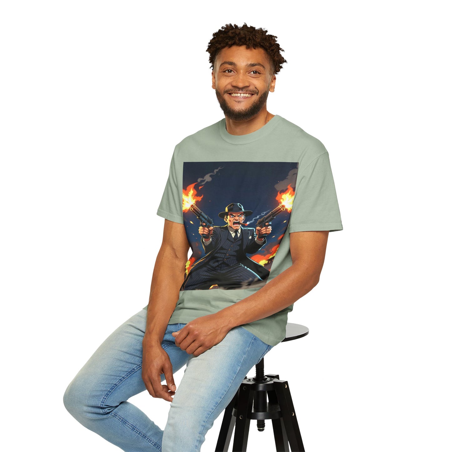 Gangster T‑Shirt — Vintage Outlaw Graphic Tee