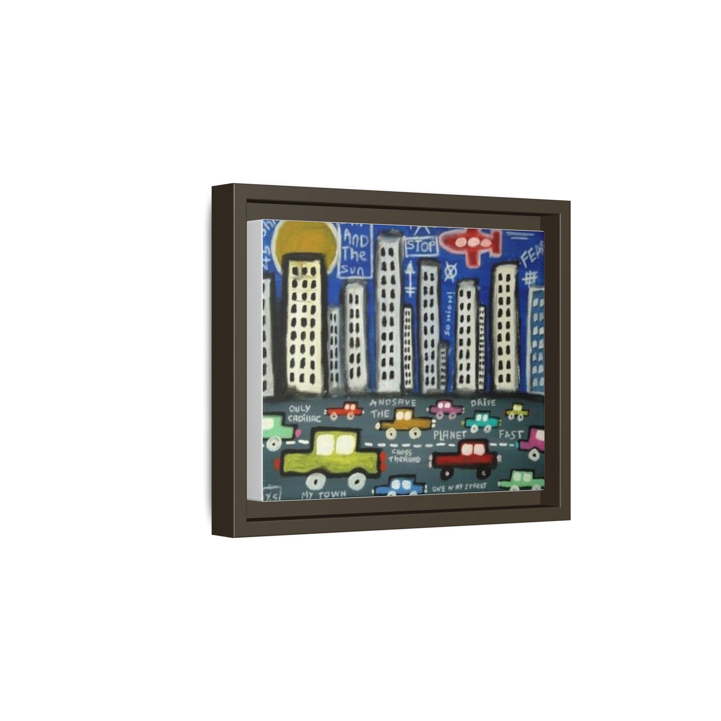 Only Cadillac 2 by Yann Sciberras Framed Matte Canvas Wall Art Print