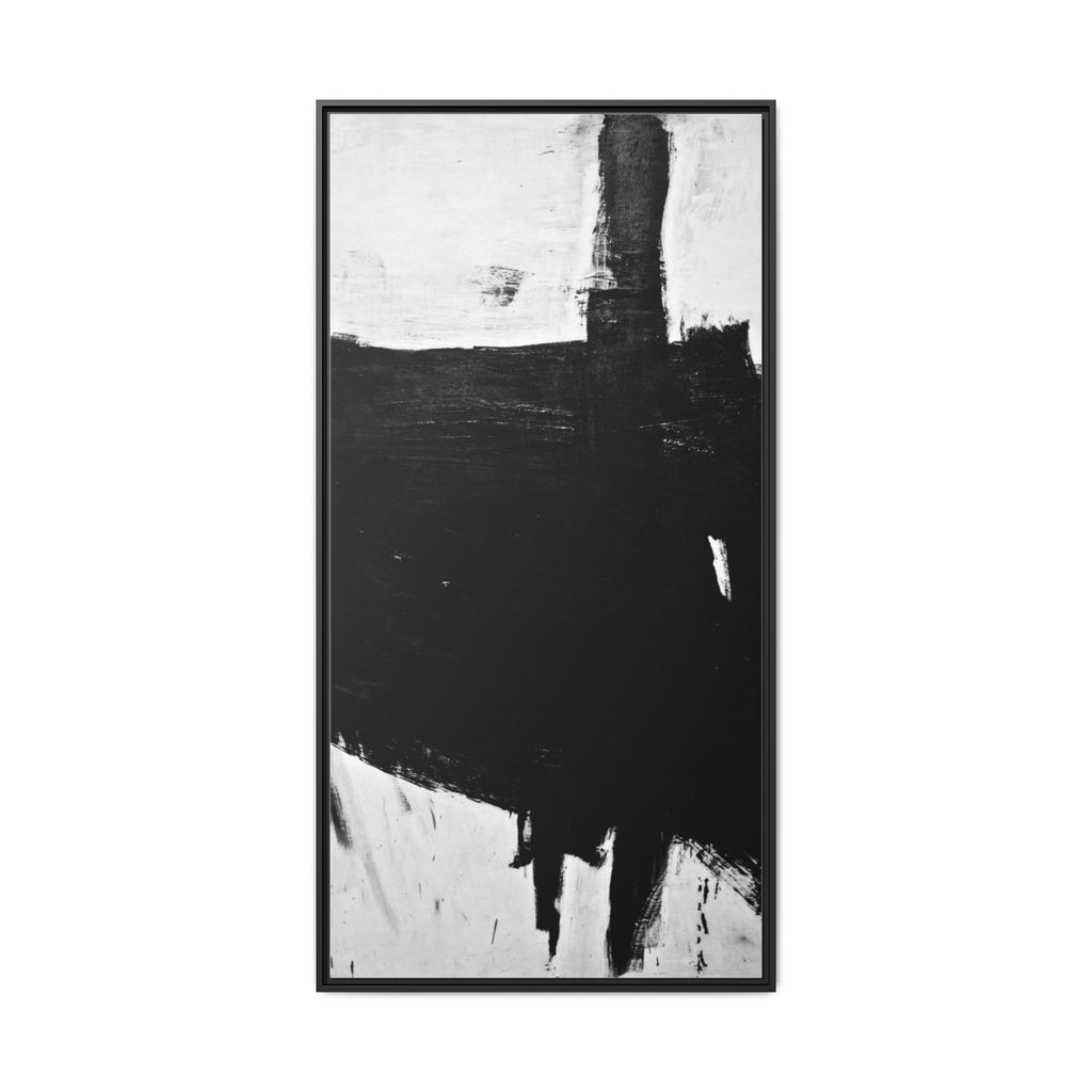 Sabra by Franz Kline Abstract Matte Canvas Framed Wall Art Print