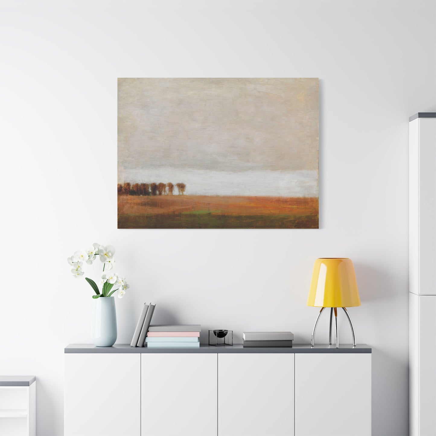 View of Jaegersborg Allé, North of Copenhagen by Vilhelm Hammershøi Canvas Wall Art Print