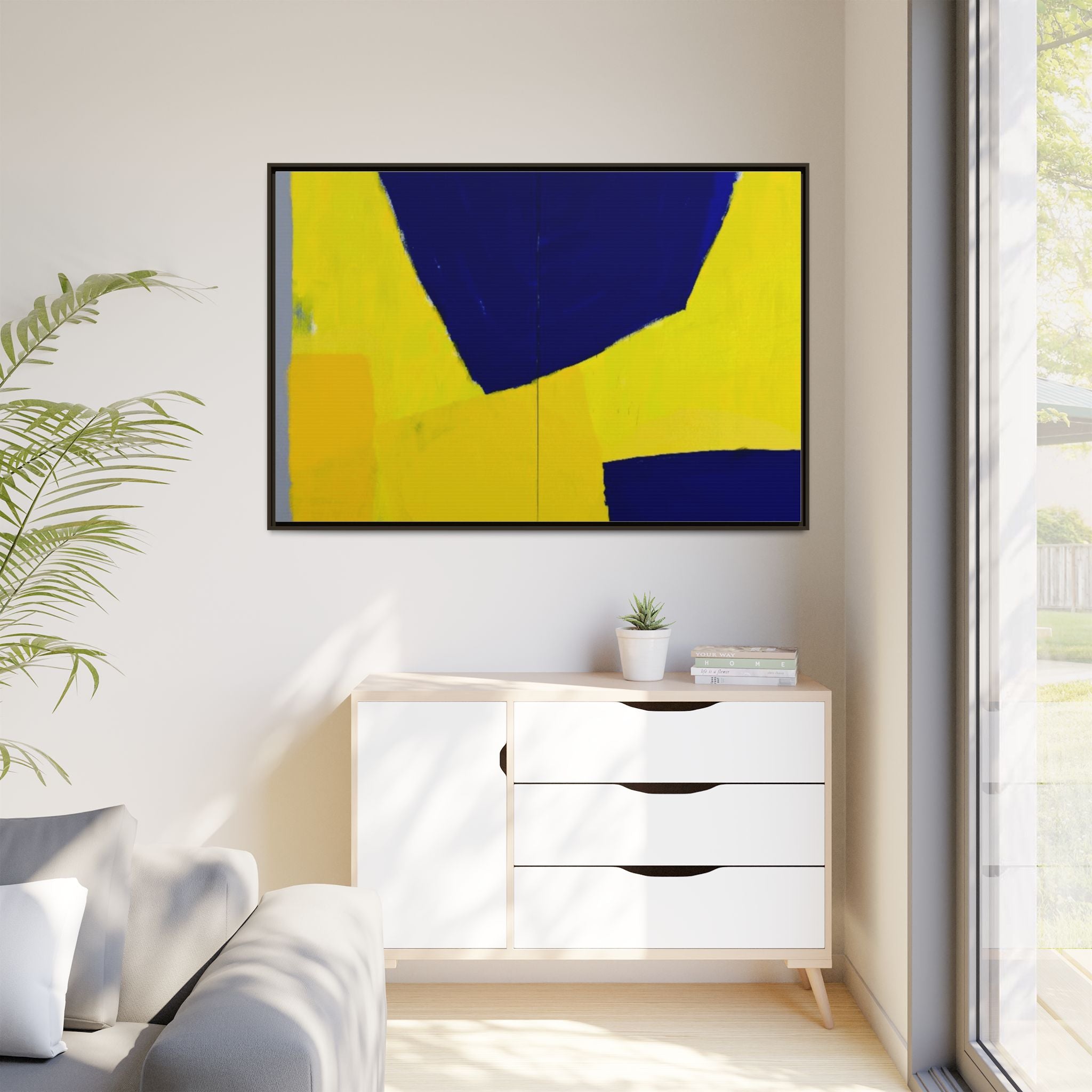 Lantenhammer by Lageplan Atelier Framed Modern Wall Art