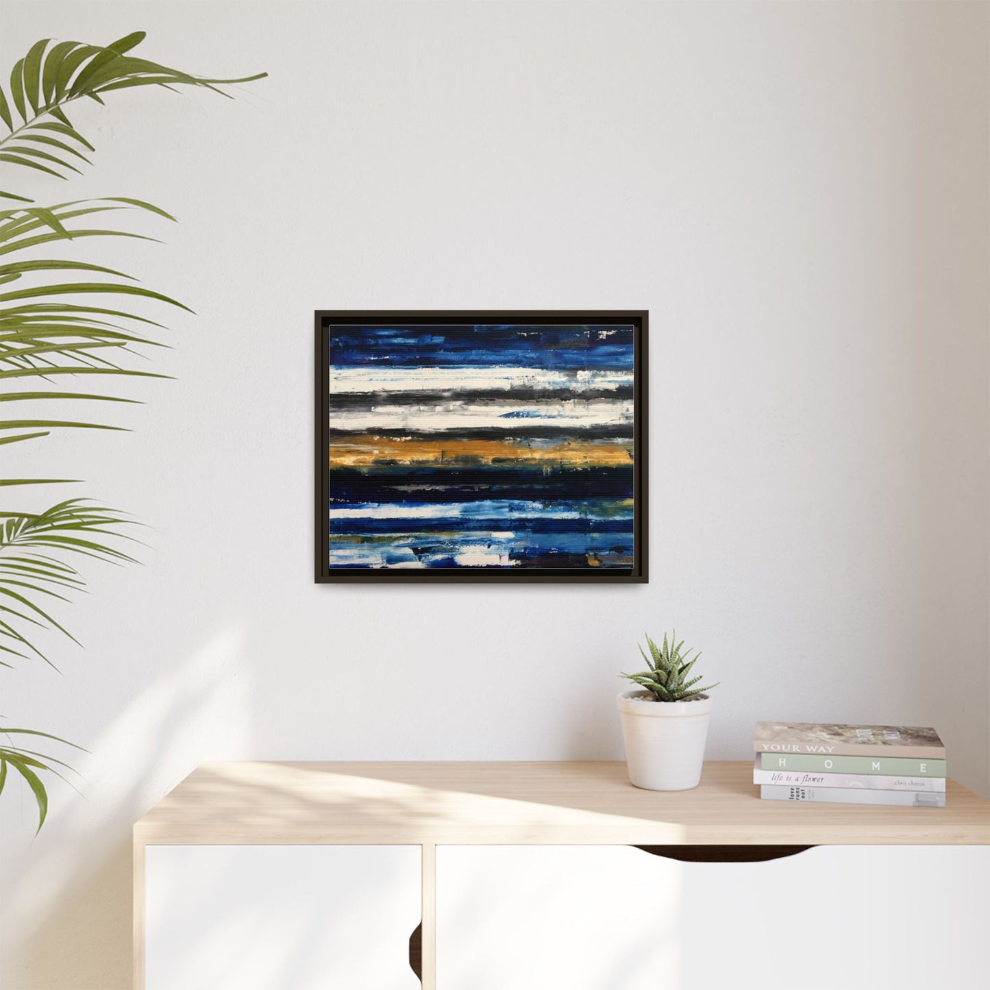 Tiny Buddha by Todd Williamson Framed Matte Canvas Abstract  Wall Art